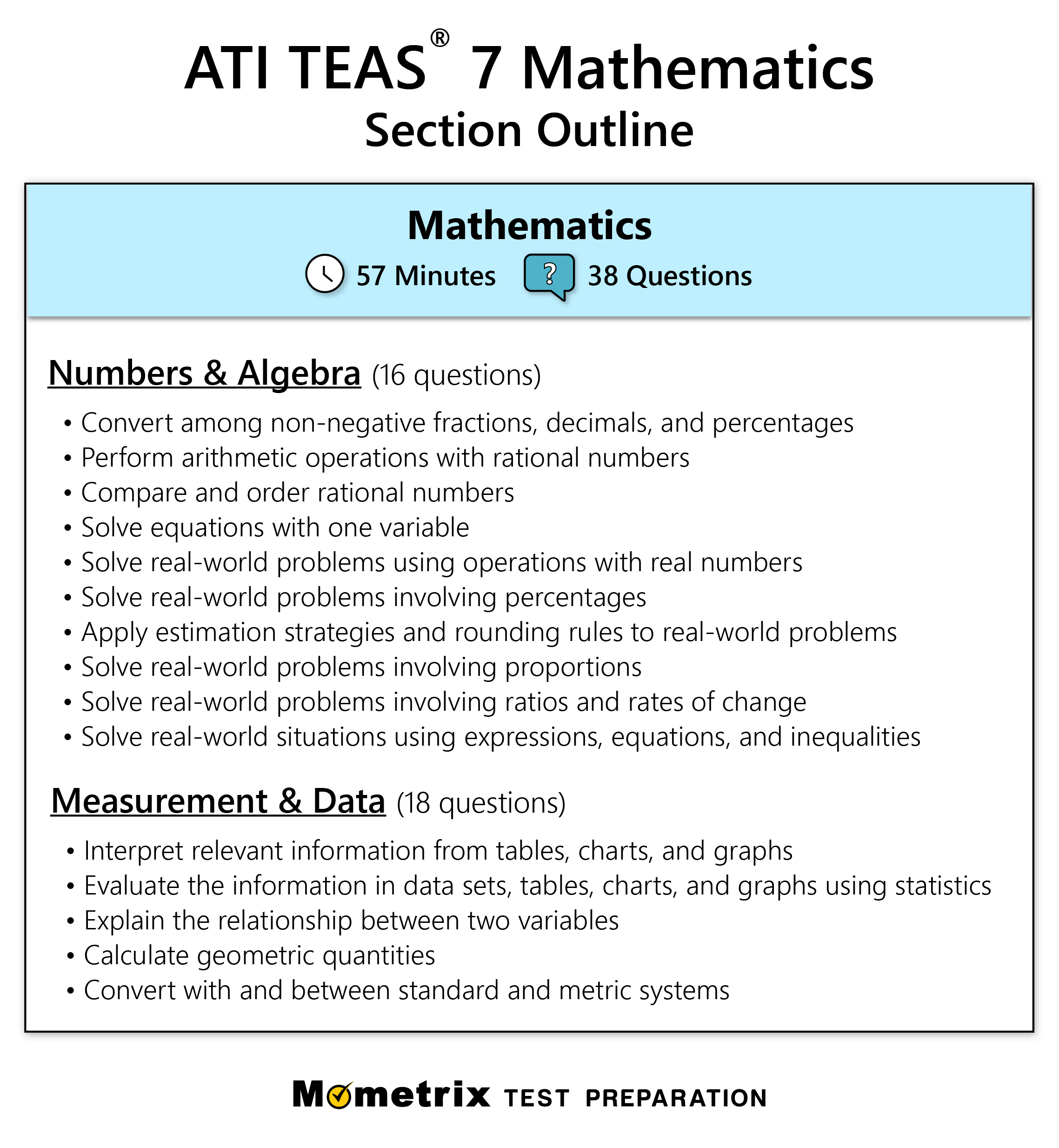 Teas 7 Math Practice Test (Updated 2024) in Free Printable Teas Practice Test