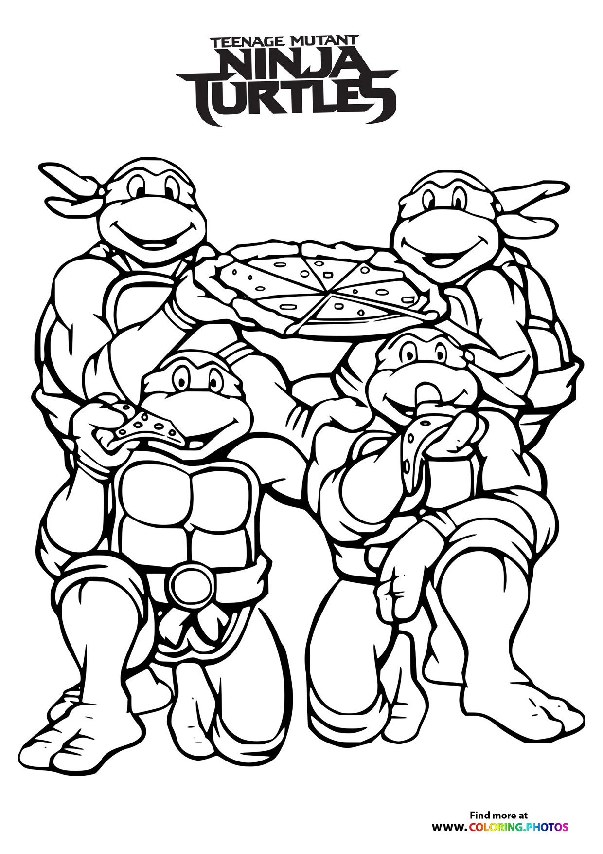 Teenage Mutant Ninja Turtles - Coloring Pages For Kids | 100% Free within Teenage Mutant Ninja Turtles Printables Free