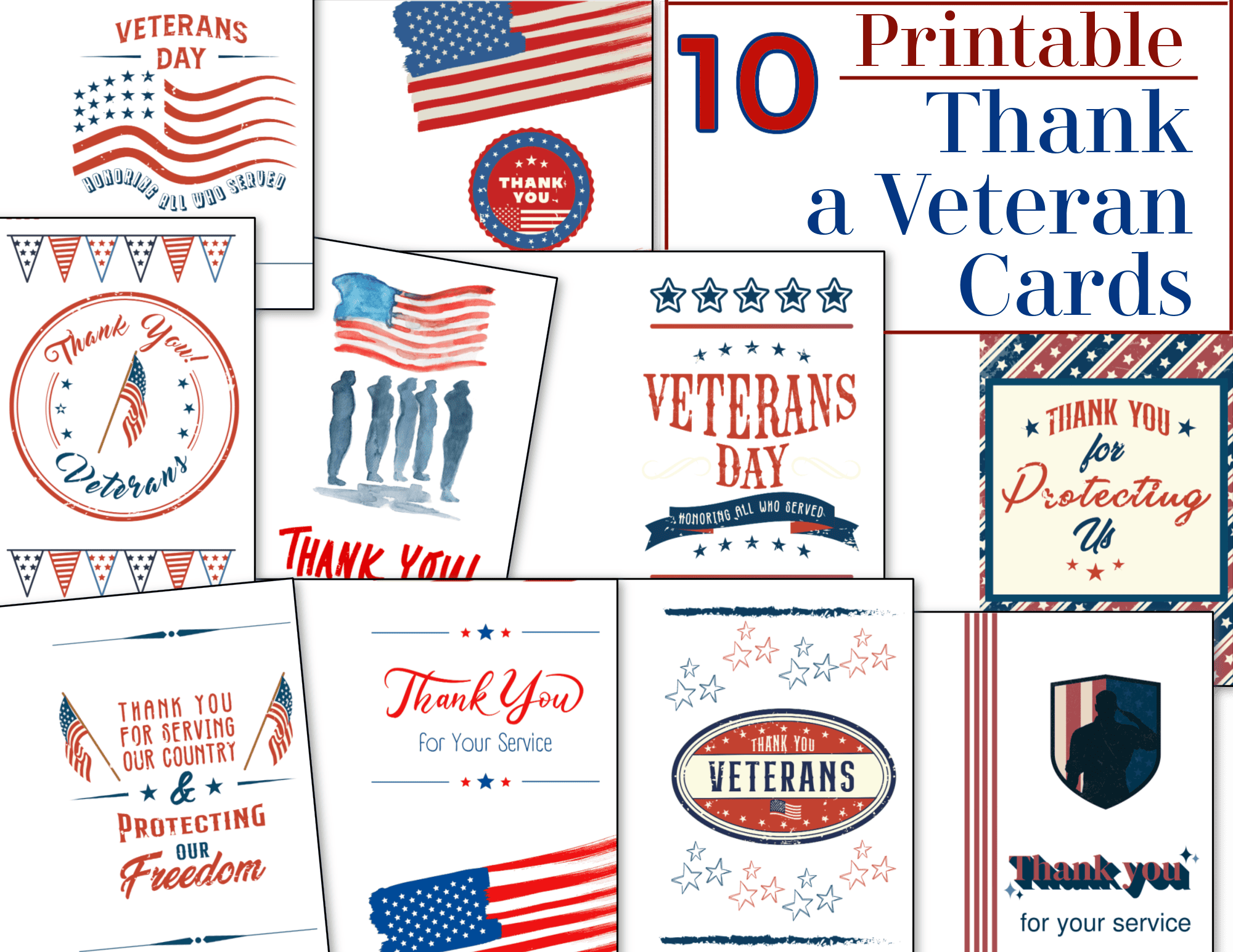 Thank A Veteran Cards - Free Printable - Organized 31 within Military Thank You Cards Free Printable