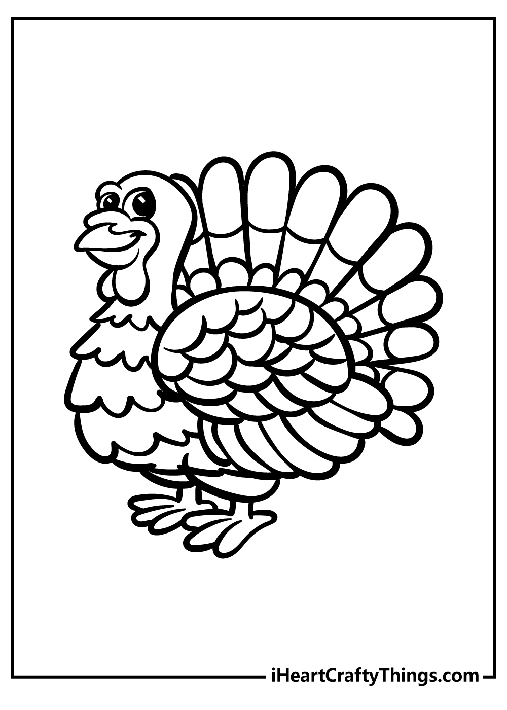 Thanksgiving Turkey Coloring Pages (100% Free Printables) with Free Printable Pictures Of Turkeys To Color