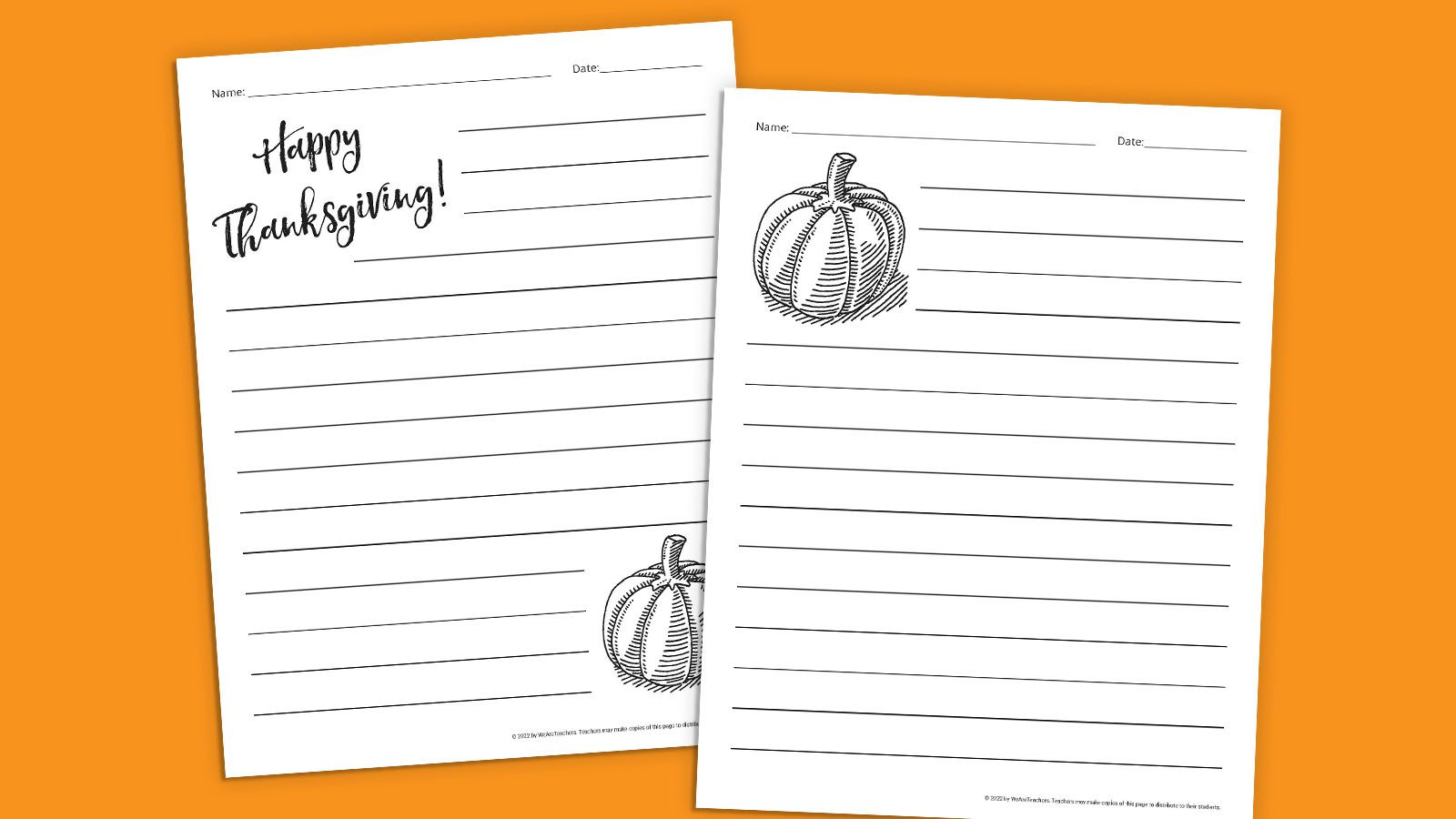 Thanksgiving Writing Paper Plus 15 Gratitude Writing Prompts for Free Printable Thanksgiving Writing Paper