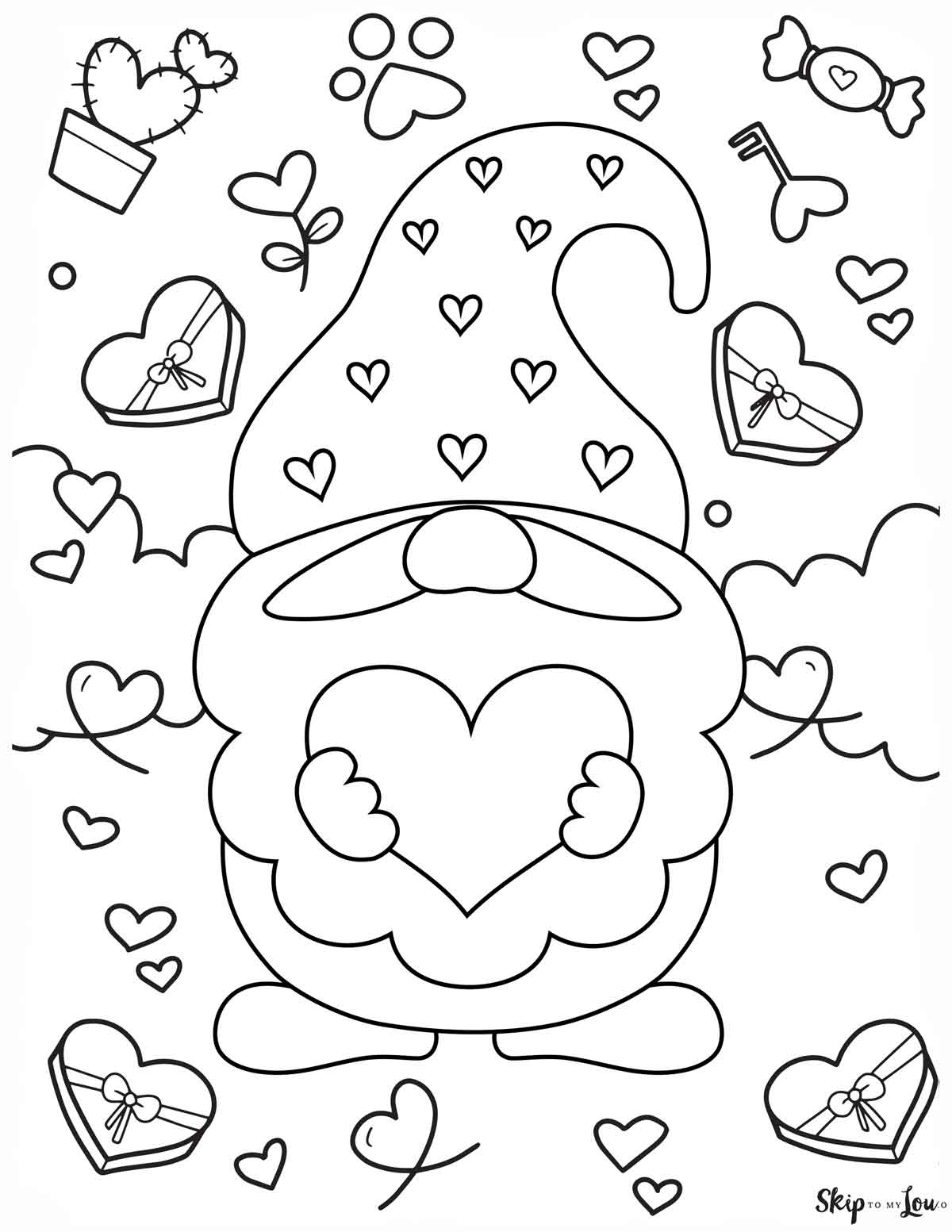 The Best Free Valentines Day Coloring Pages | Skip To My Lou inside Free Valentine Printables Coloring