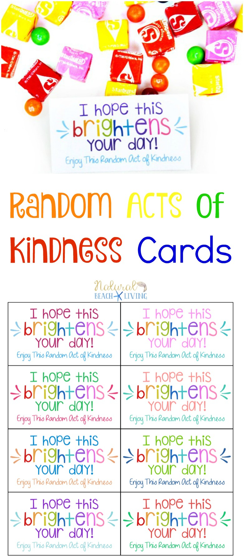 The Best Random Acts Of Kindness Printable Cards Free - Natural intended for Free Printable Kindness Cards