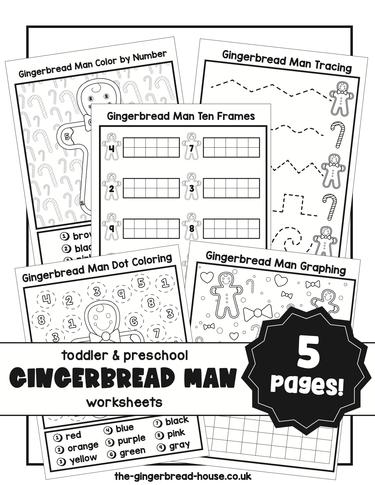 The Gingerbread Man Activity Pack For Toddlers - The-Gingerbread pertaining to Free Printable Gingerbread Man Activities