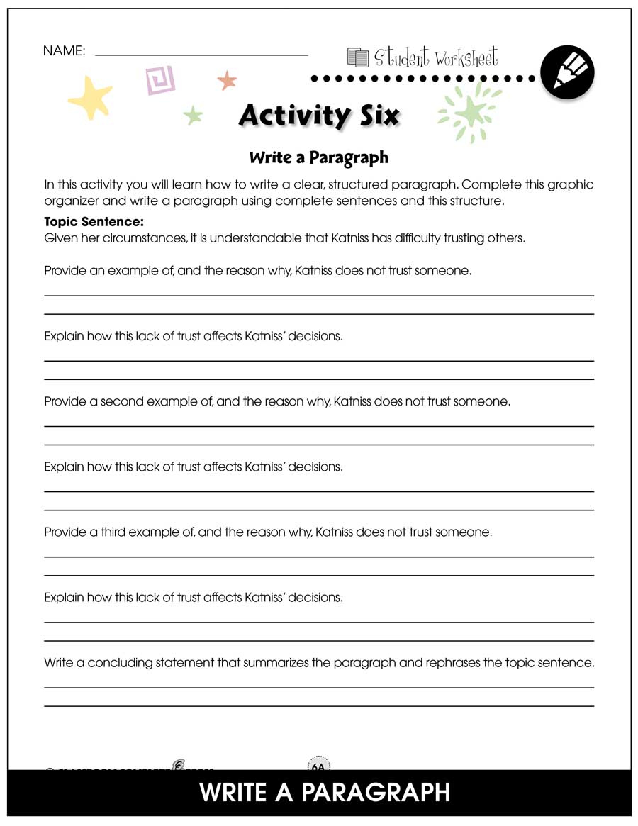 The Hunger Games - Bonus Worksheets - Grades 7 To 8 - Ebook with regard to Hunger Games Free Printable Worksheets