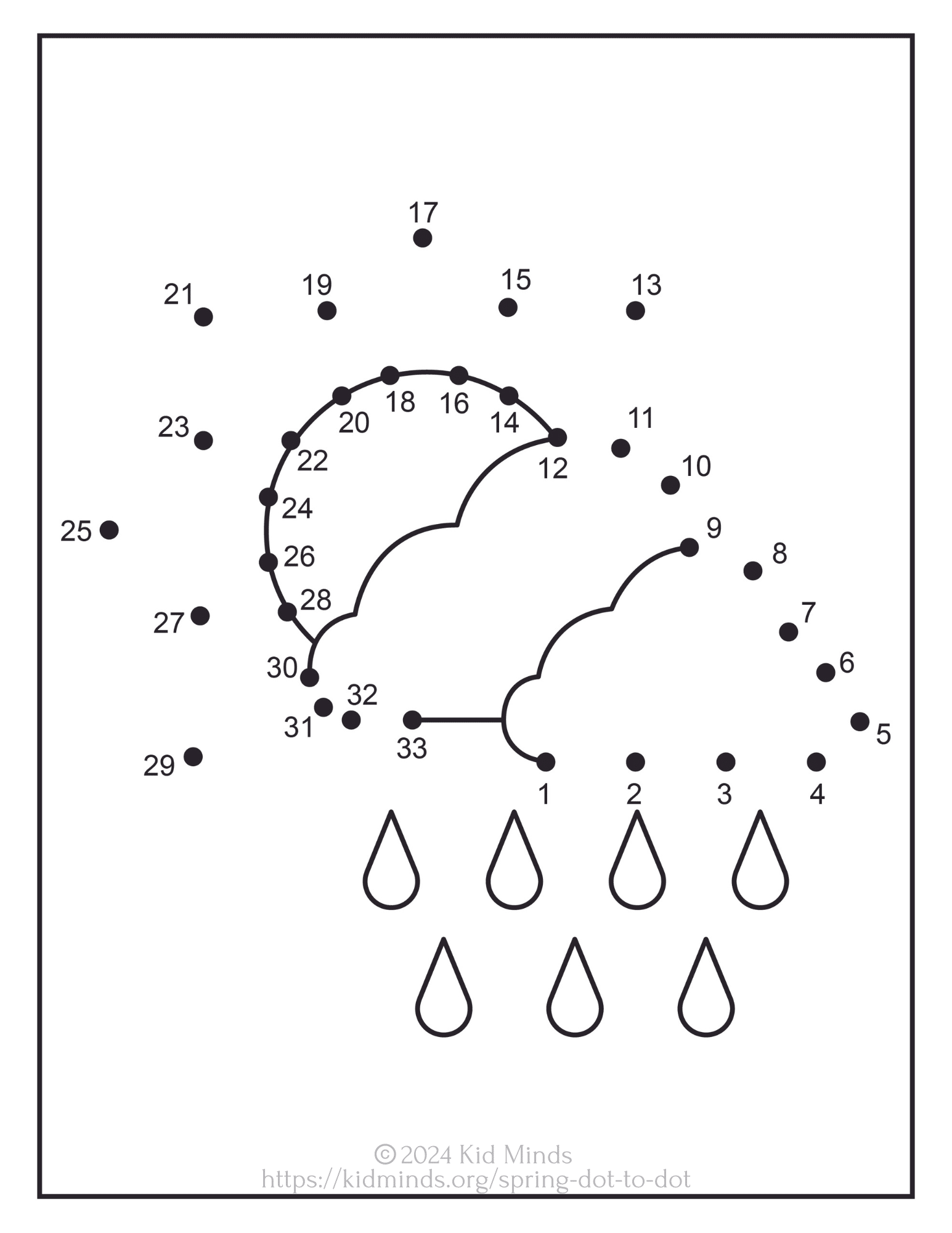 The Ultimate Collection Of Spring-Inspired Dot-To-Dot Pages | Kidminds with Free Printable Dot To Dot Easy