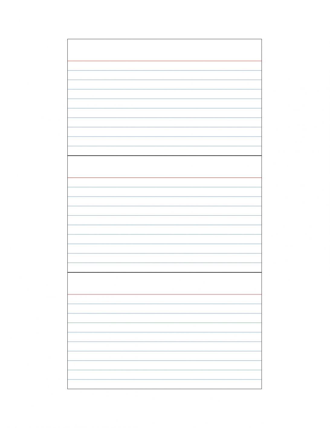 The Wonderful Index Card Template For Microsoft Word 4X6 Google throughout Free Printable Blank Index Cards