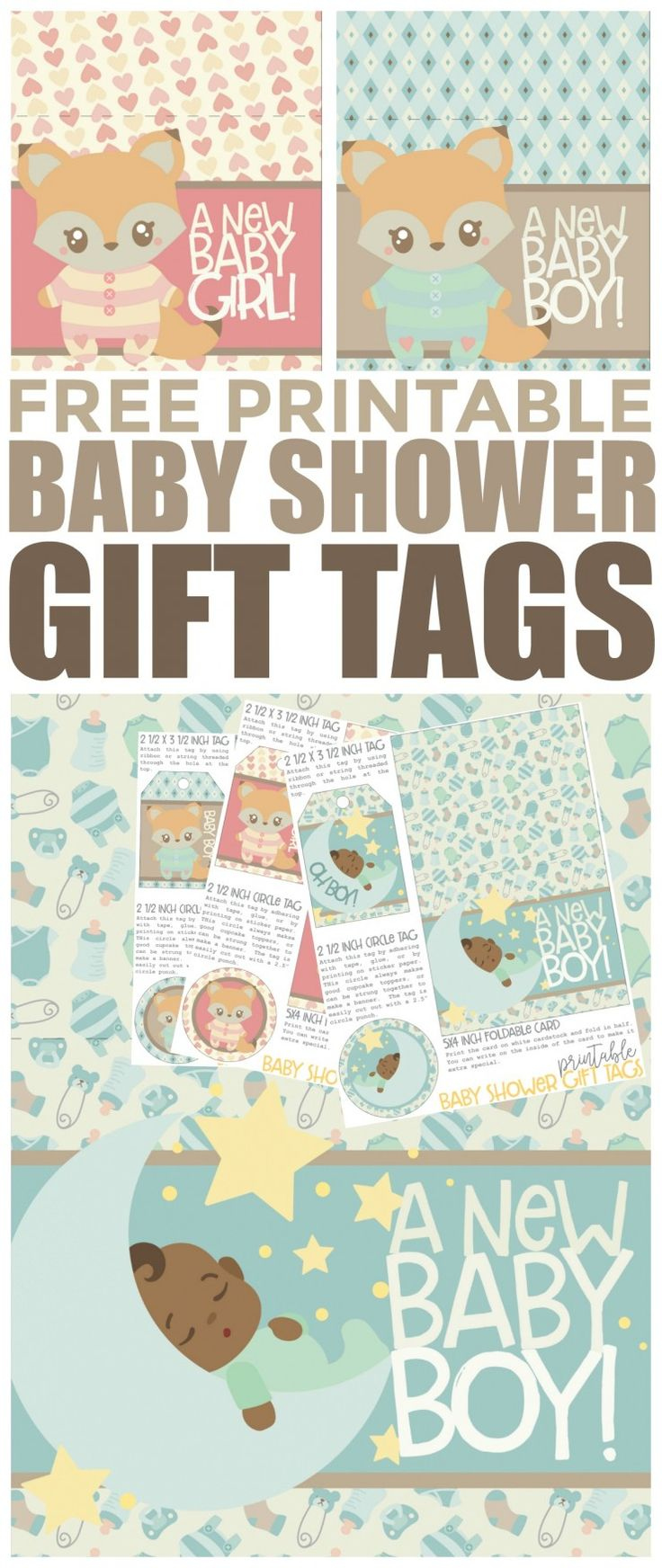 These Free Printable Baby Shower Gift Tags Are Super Fun And Cute within Free Printable Baby Shower Gift Tags