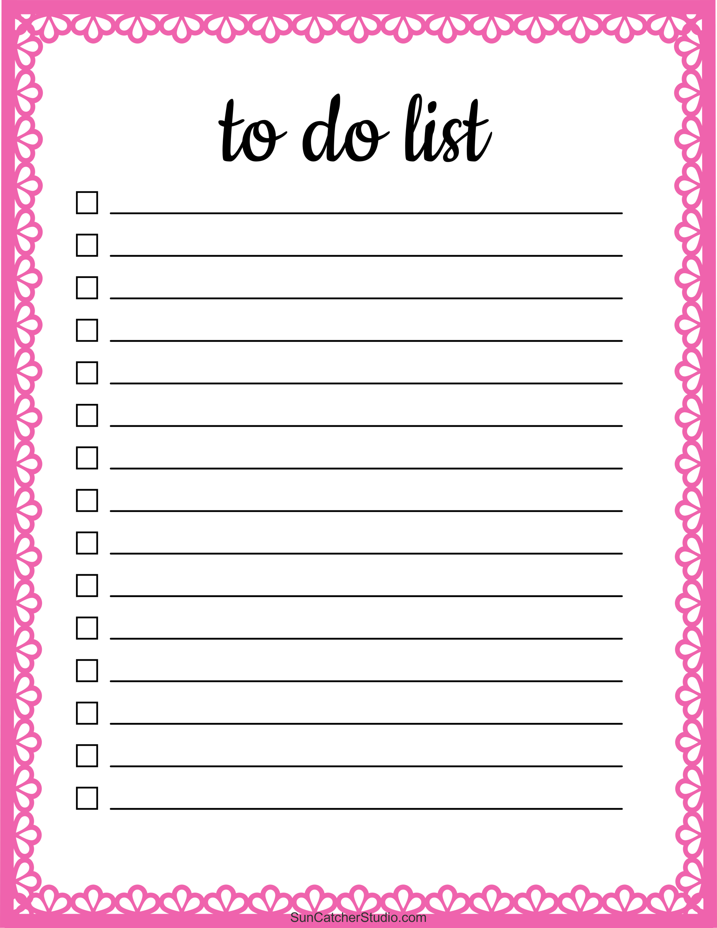 To Do List (Free Printable Pdf Templates) – Things To Do – Diy inside Free Printable Kids To Do List