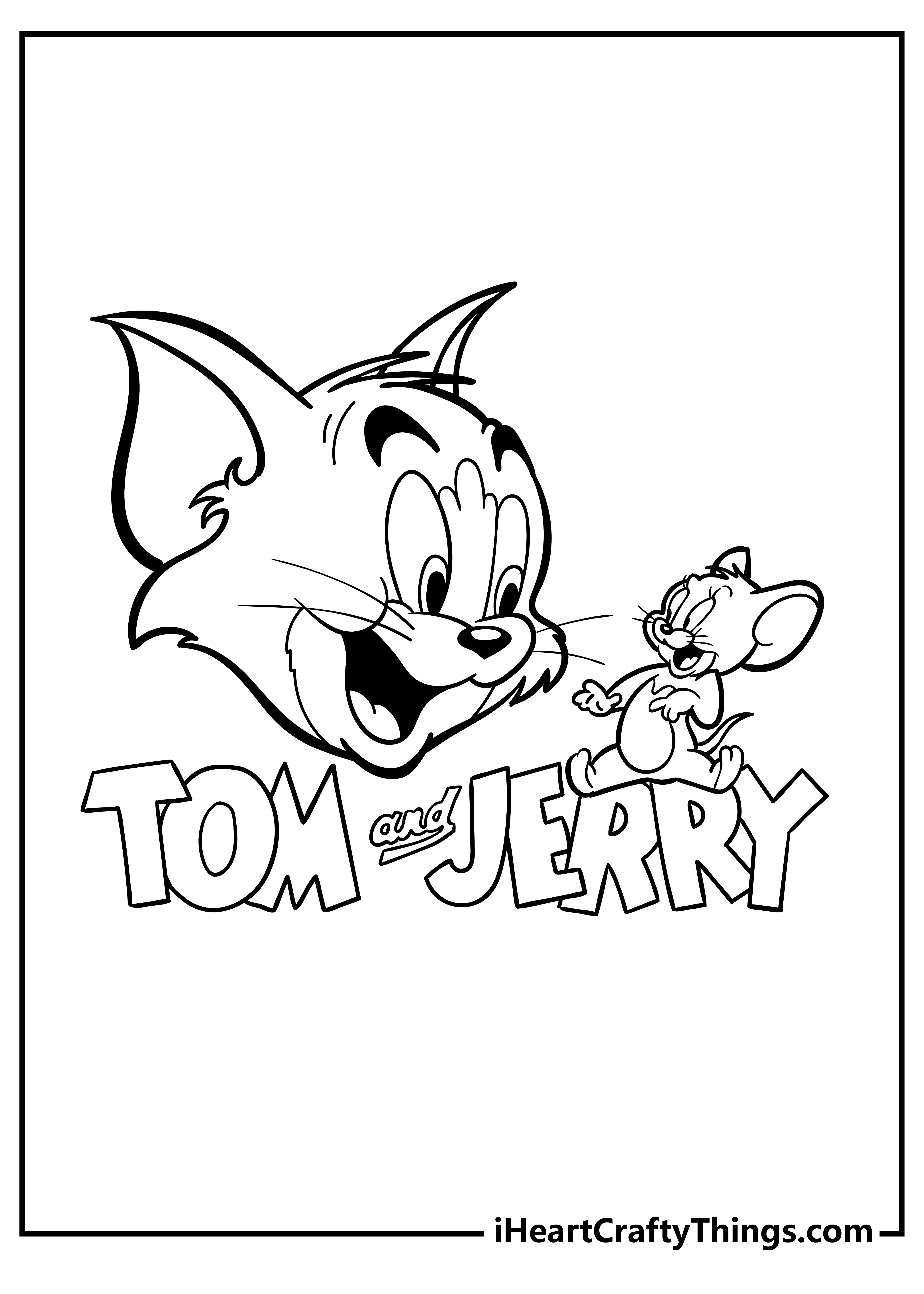 Tom And Jerry Coloring Pages (100% Free Printables) pertaining to Free Printable Tom And Jerry Coloring Pages