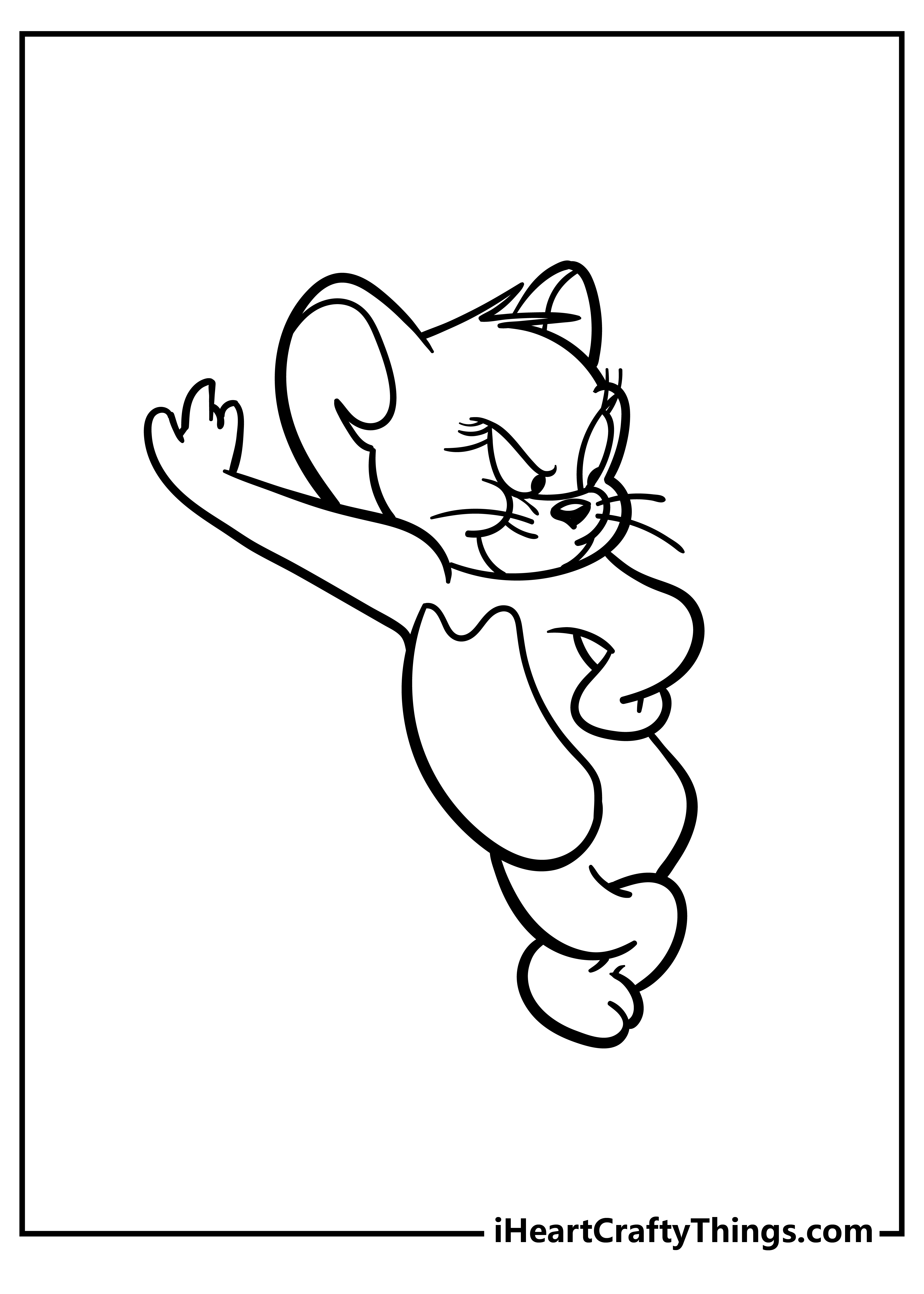 Tom And Jerry Coloring Pages (100% Free Printables) throughout Free Printable Tom And Jerry Coloring Pages