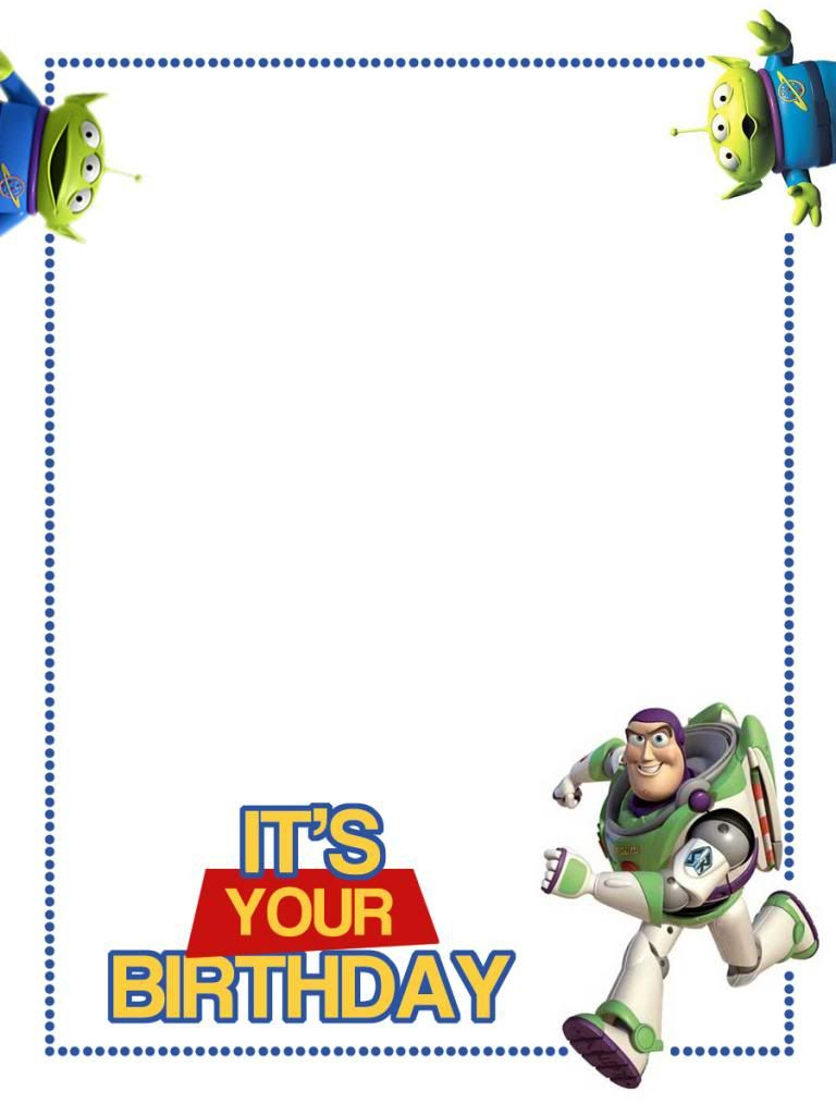 Toy Story | Toy Story Birthday Party, Toy Story Party, Buzz in Toy Story Birthday Card Printable Free