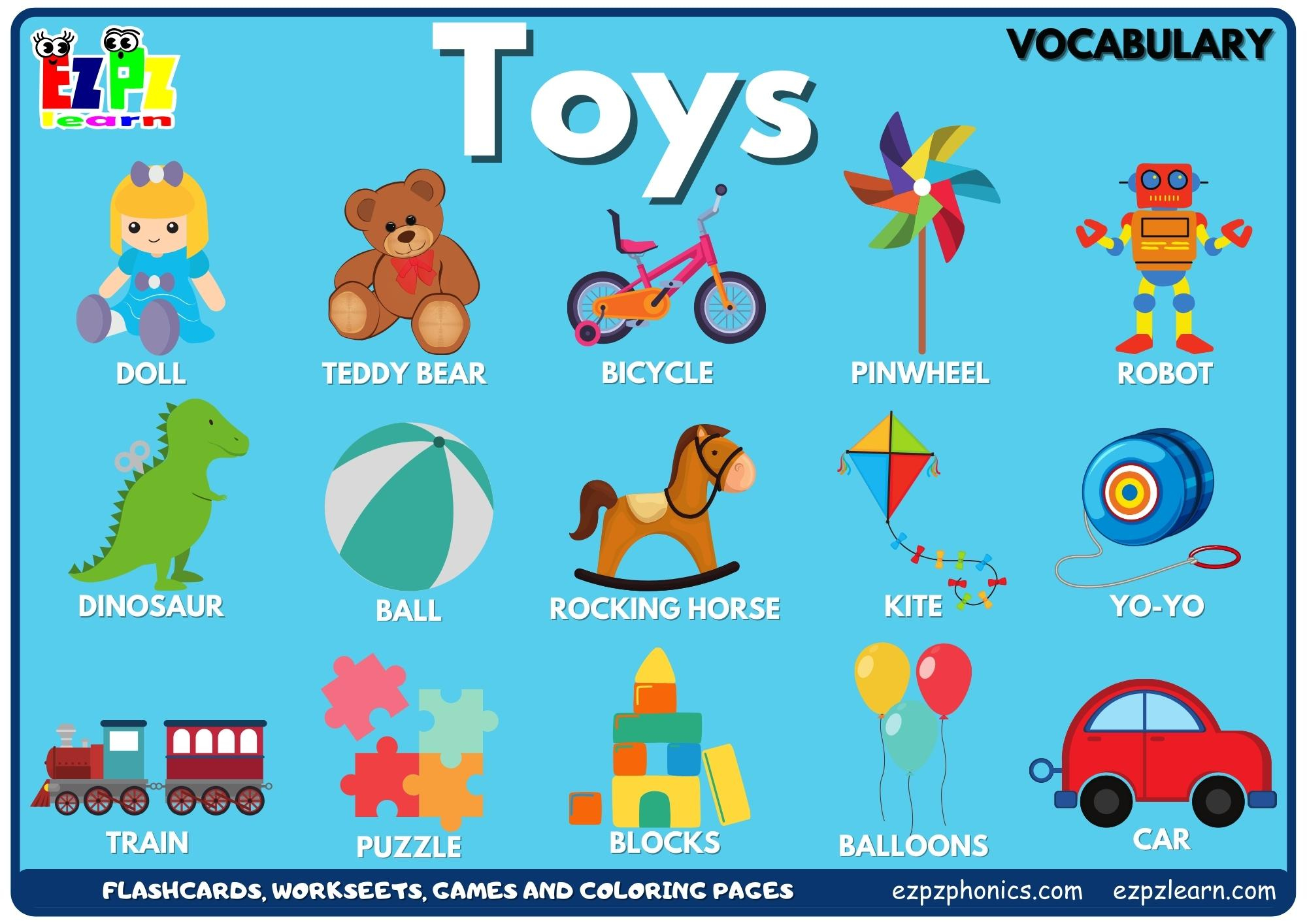 Toys Vocabulary Picture Dictionary Join Now For Free Flashcards pertaining to Free Printable Picture Dictionary for Kids