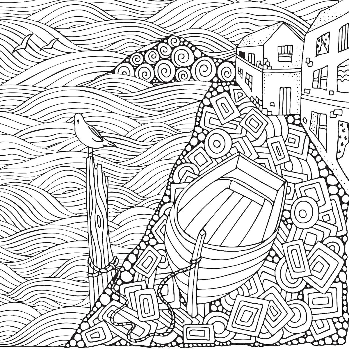 Travel Coloring Pages: 17 Free Printable Coloring Pages Of Scenic inside Free Printable Coloring Book Pages for Adults