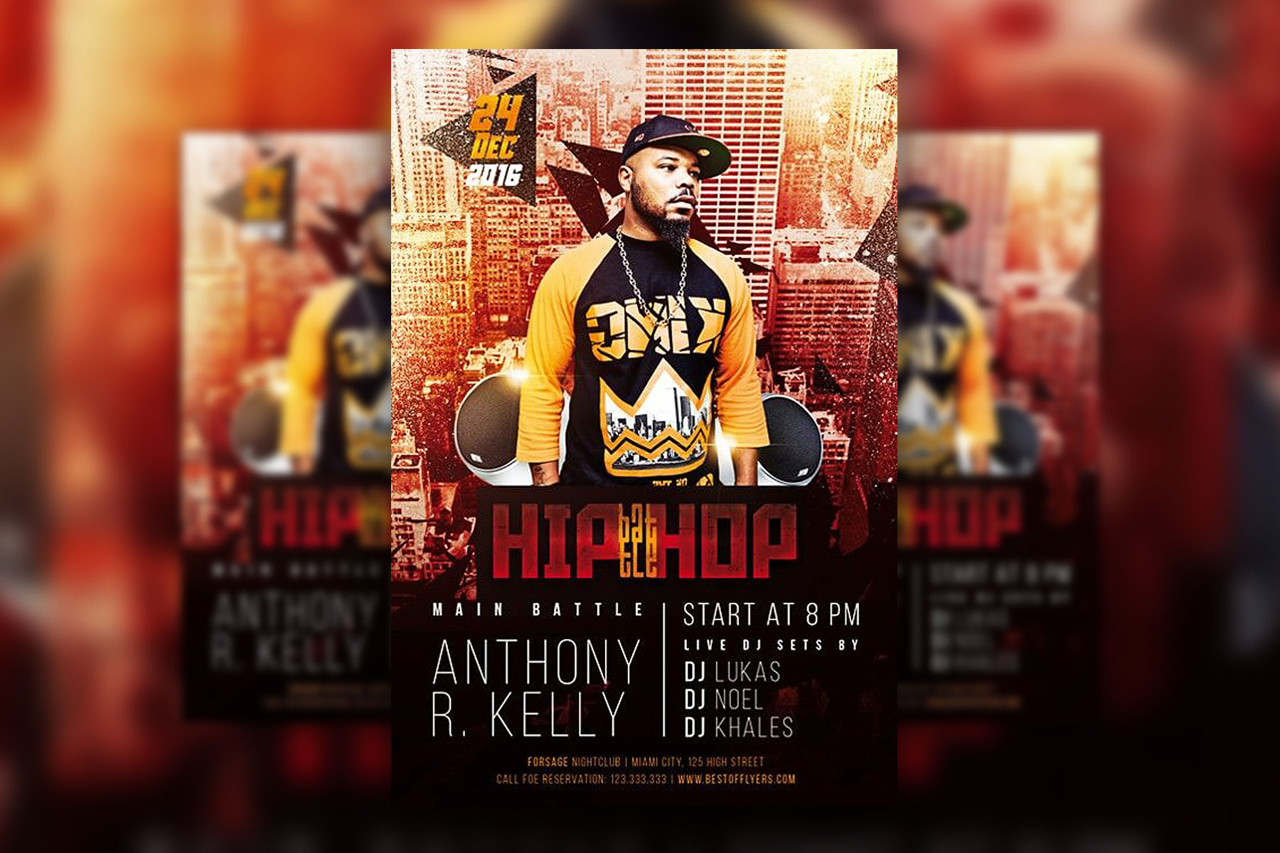 Urban, Grunge Hip-Hop Party Flyers And Facebook Cover Templates with regard to Free Printable Flyers For Parties