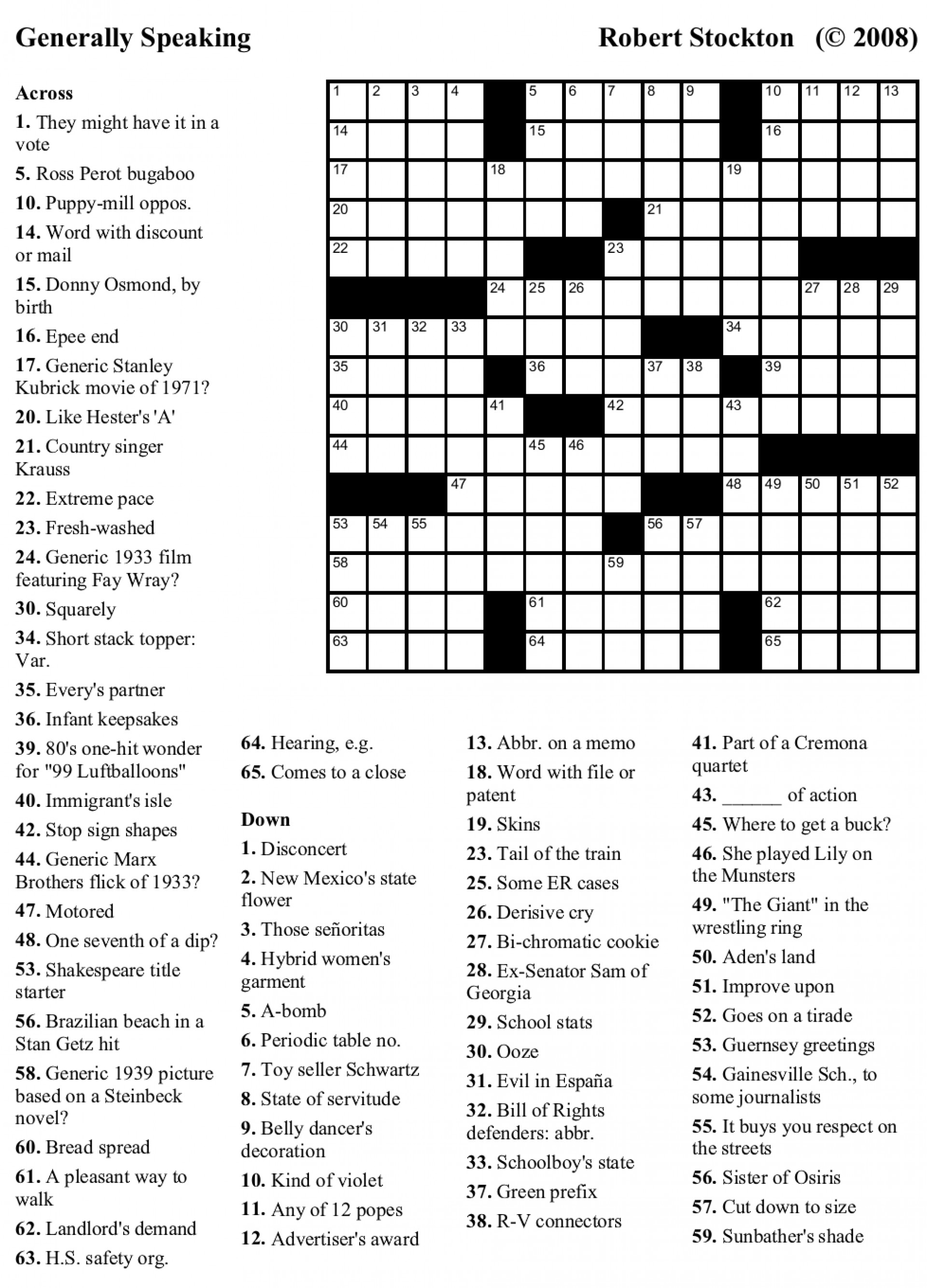 Usa Today Crosswords - Recipepilot regarding Free Printable Crosswords Usa Today