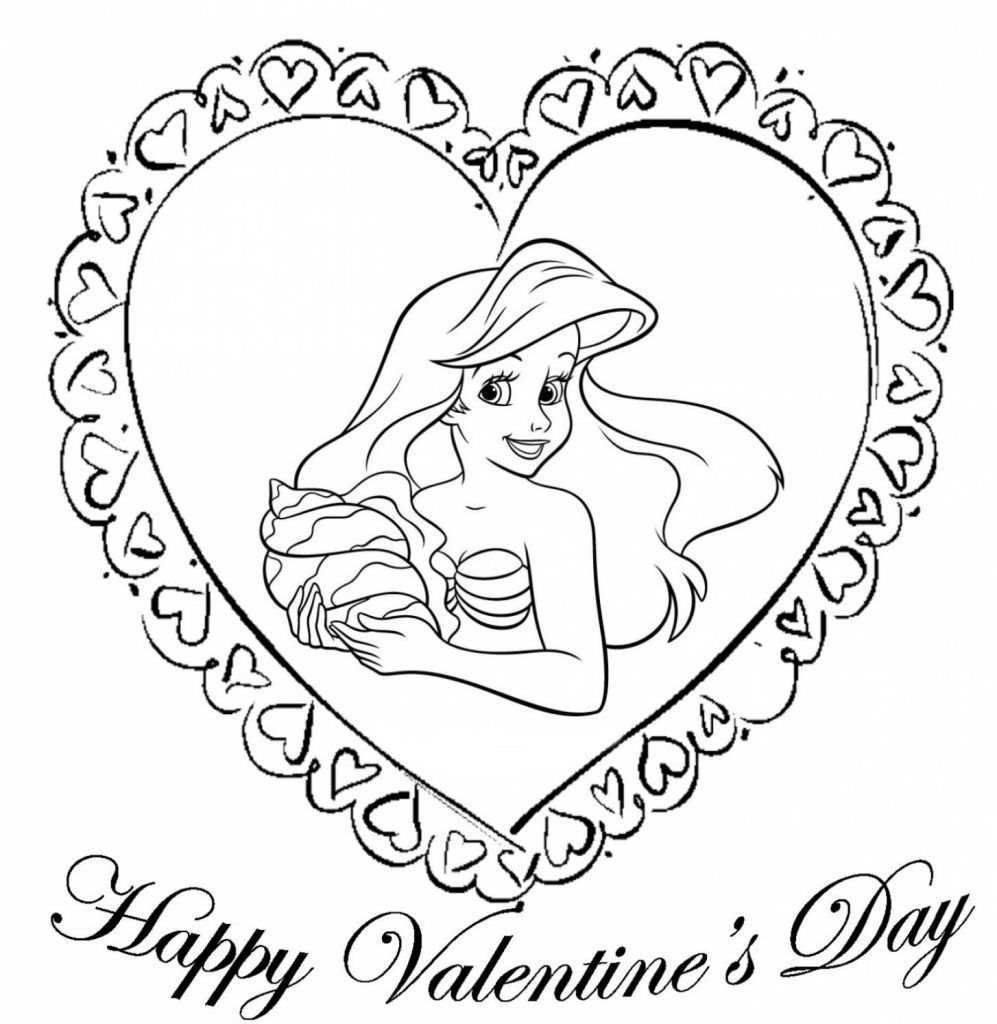 Valentines Disney Coloring Pages - Best Coloring Pages For Kids throughout Free Printable Disney Valentine Coloring Pages