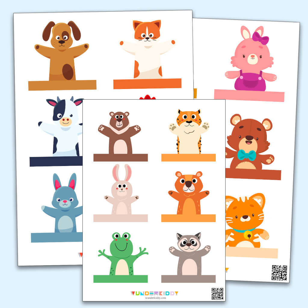 Vorlage «Fingerpuppen» - Kostenlos Herunterladen Oder Ausdrucken within Free Printable Finger Puppet Templates