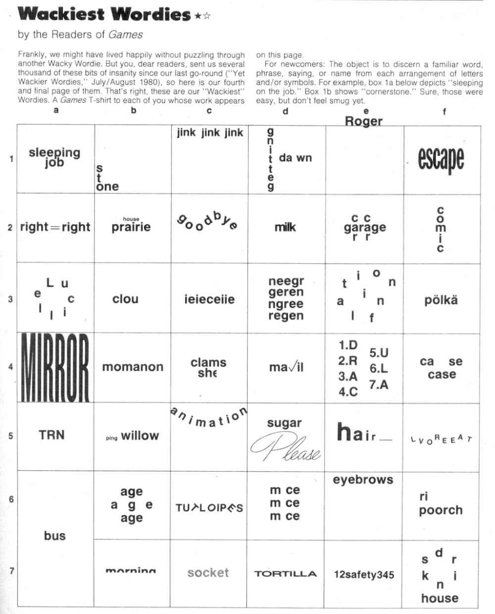 Wackie Wordies #60 | Brain Teasers For Kids, Word Puzzles Brain for Free Printable Word Winks