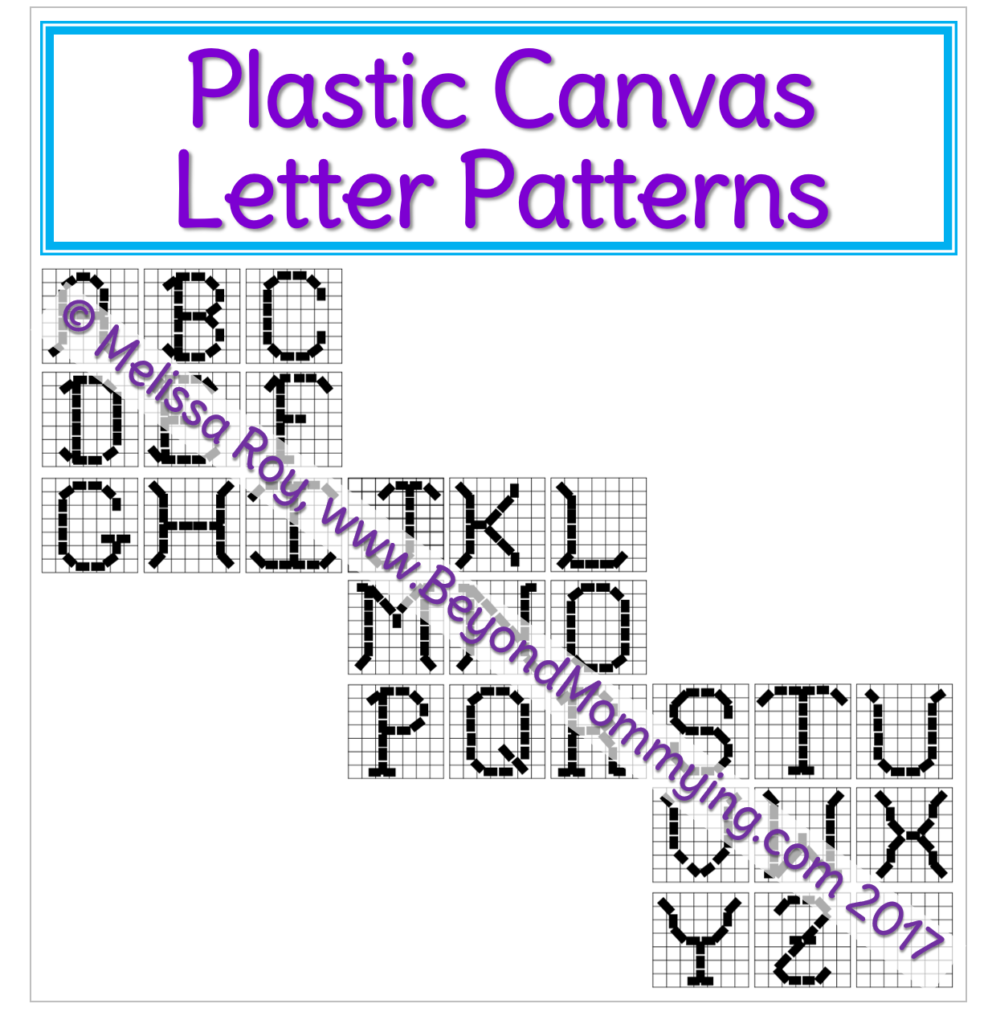 Ways To Use Plastic Canvas And Printable Plastic Canvas Letter intended for Printable Plastic Canvas Patterns Free Online