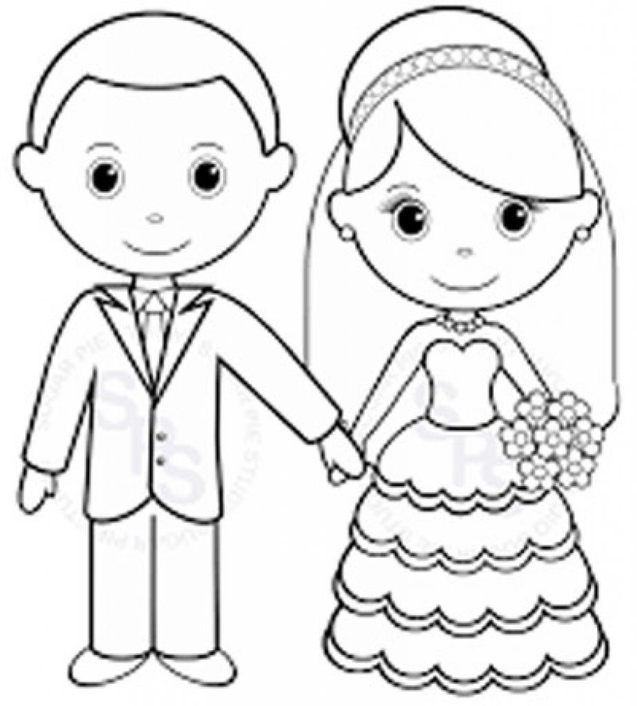 Wedding Coloring Pages For Kids pertaining to Wedding Coloring Book Free Printable