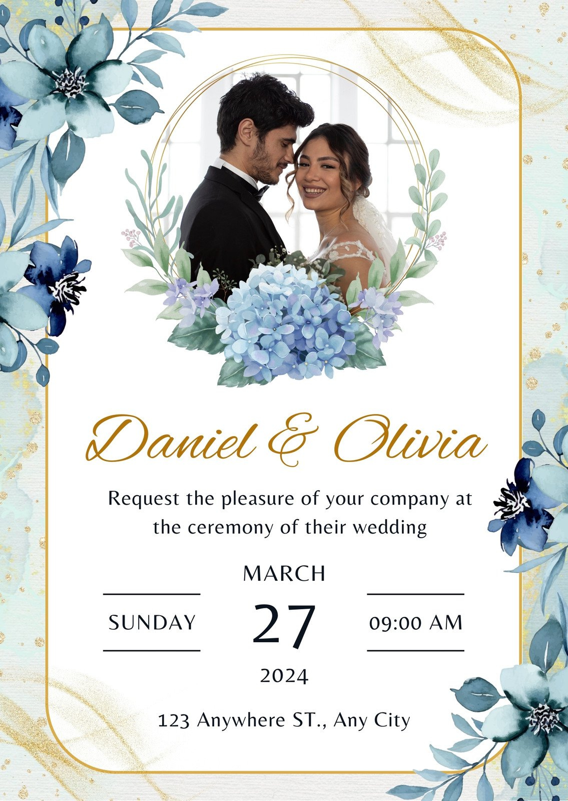 Wedding Invitation Templates To Customize For Free | Canva throughout Free Printable Wedding Inserts