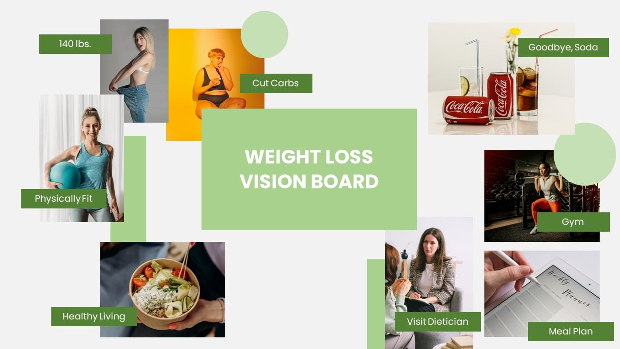 Weight Loss Vision Board Templates In Google Slides, Word, Ppt for Free Weight Loss Vision Board Printables