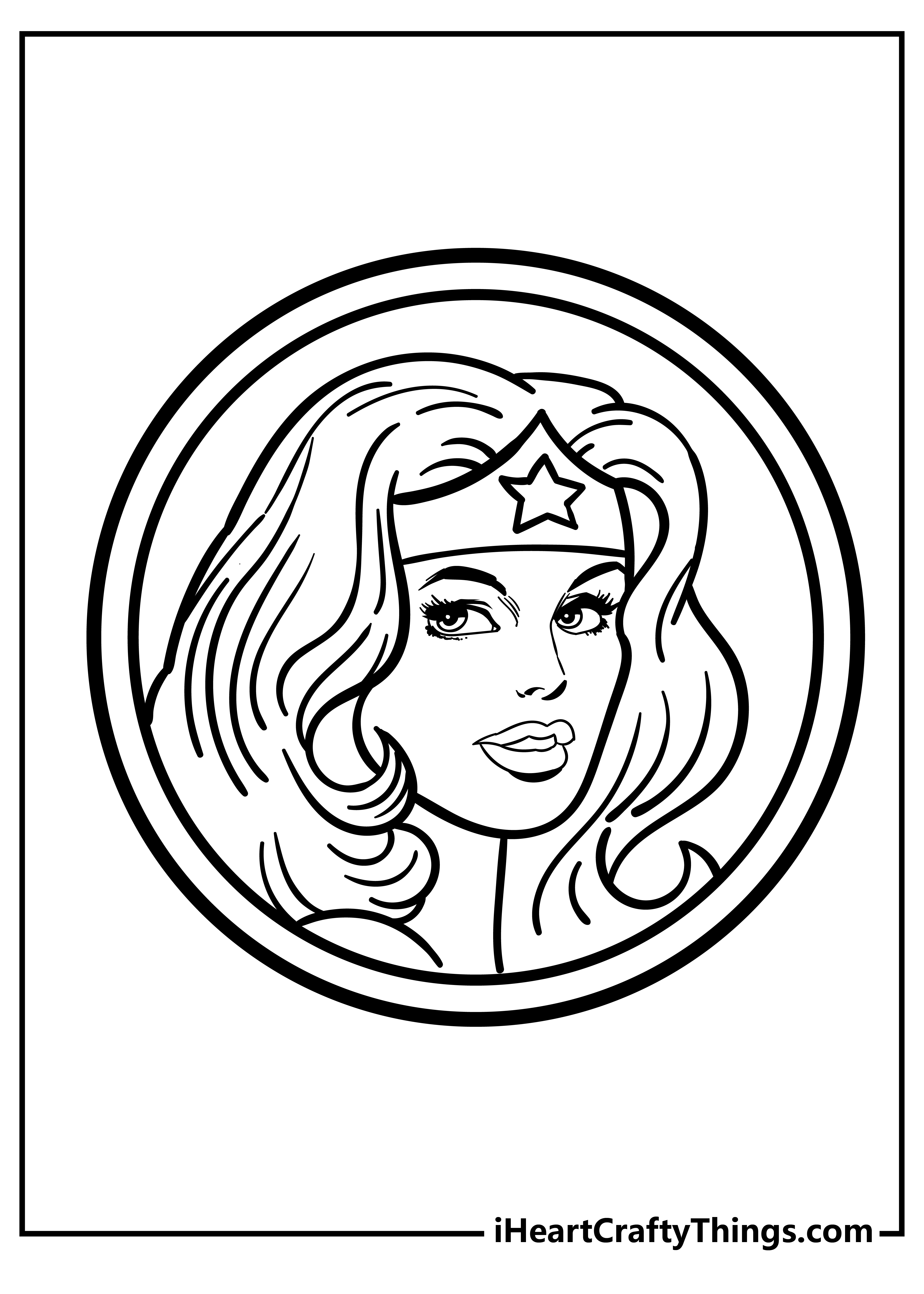 Wonder Woman Coloring Pages (100% Free Printables) with regard to Free Wonder Woman Printables