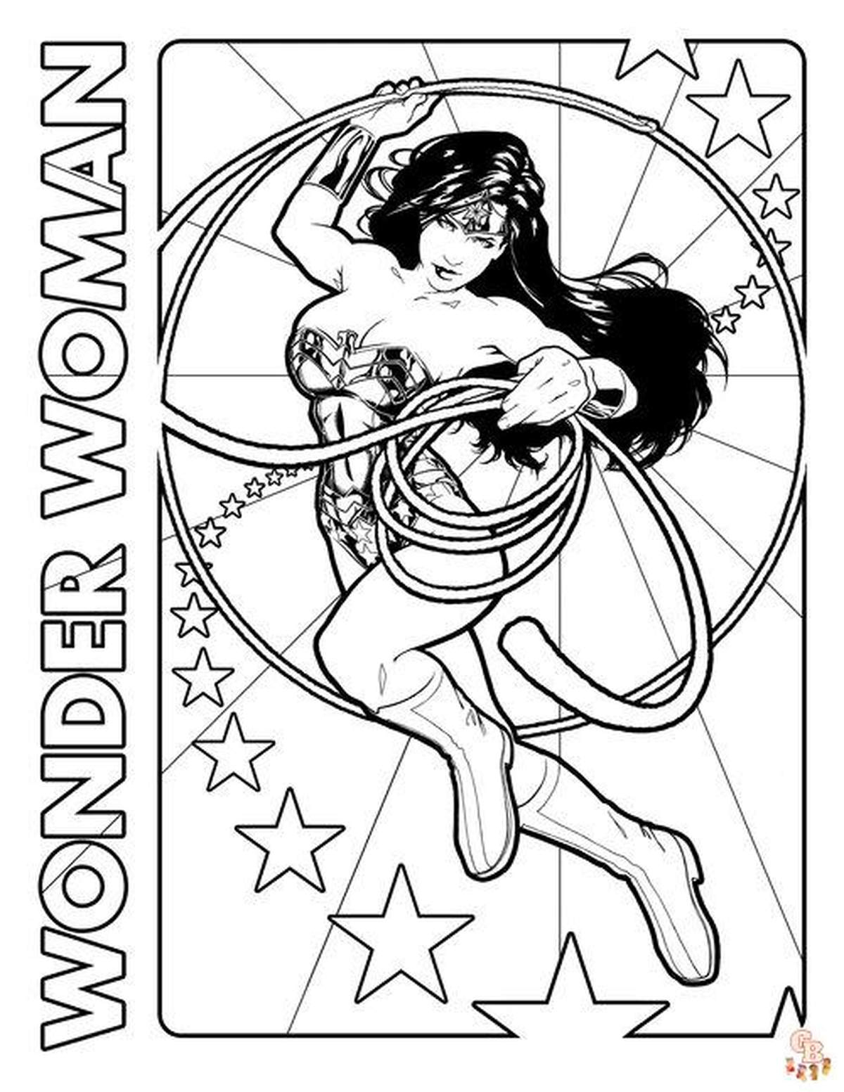 Wonder Woman Coloring Pages &amp;quot;Wonder Woman Coloring Pages - Free with regard to Free Wonder Woman Printables