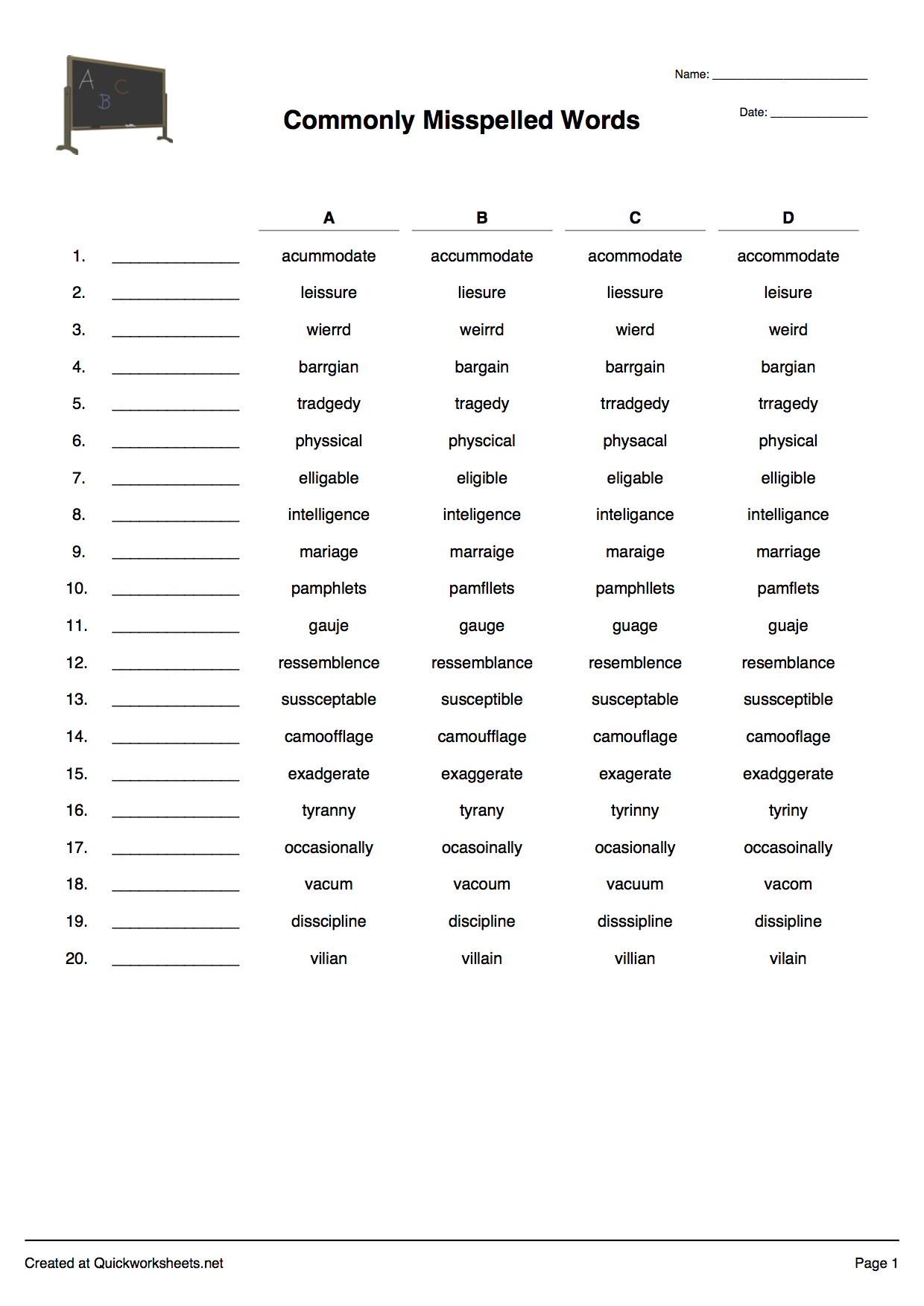 Word Scramble, Wordsearch, Crossword, Matching Pairs And Other pertaining to Free Printable Vocabulary Quiz Maker