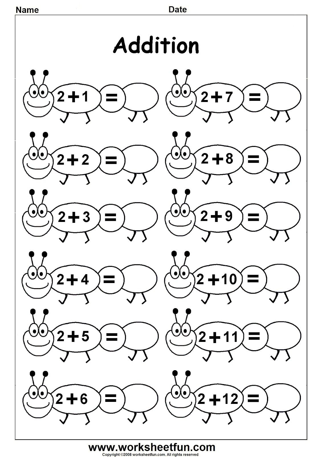 Worksheetfun - Free Printable Worksheets regarding Free Printable Kindergarten Addition and Subtraction Worksheets