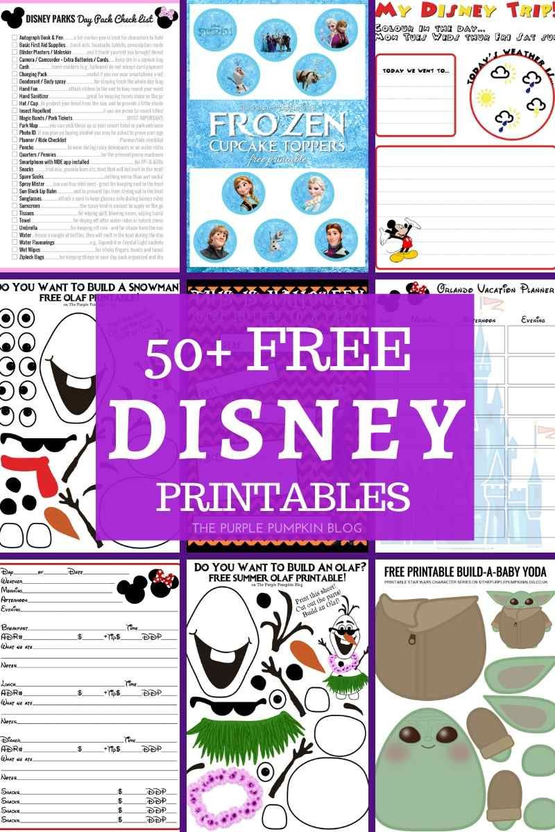 You Want Free Disney Printables? I Got 20 But Who Cares? No Big with Free Disney Activity Printables