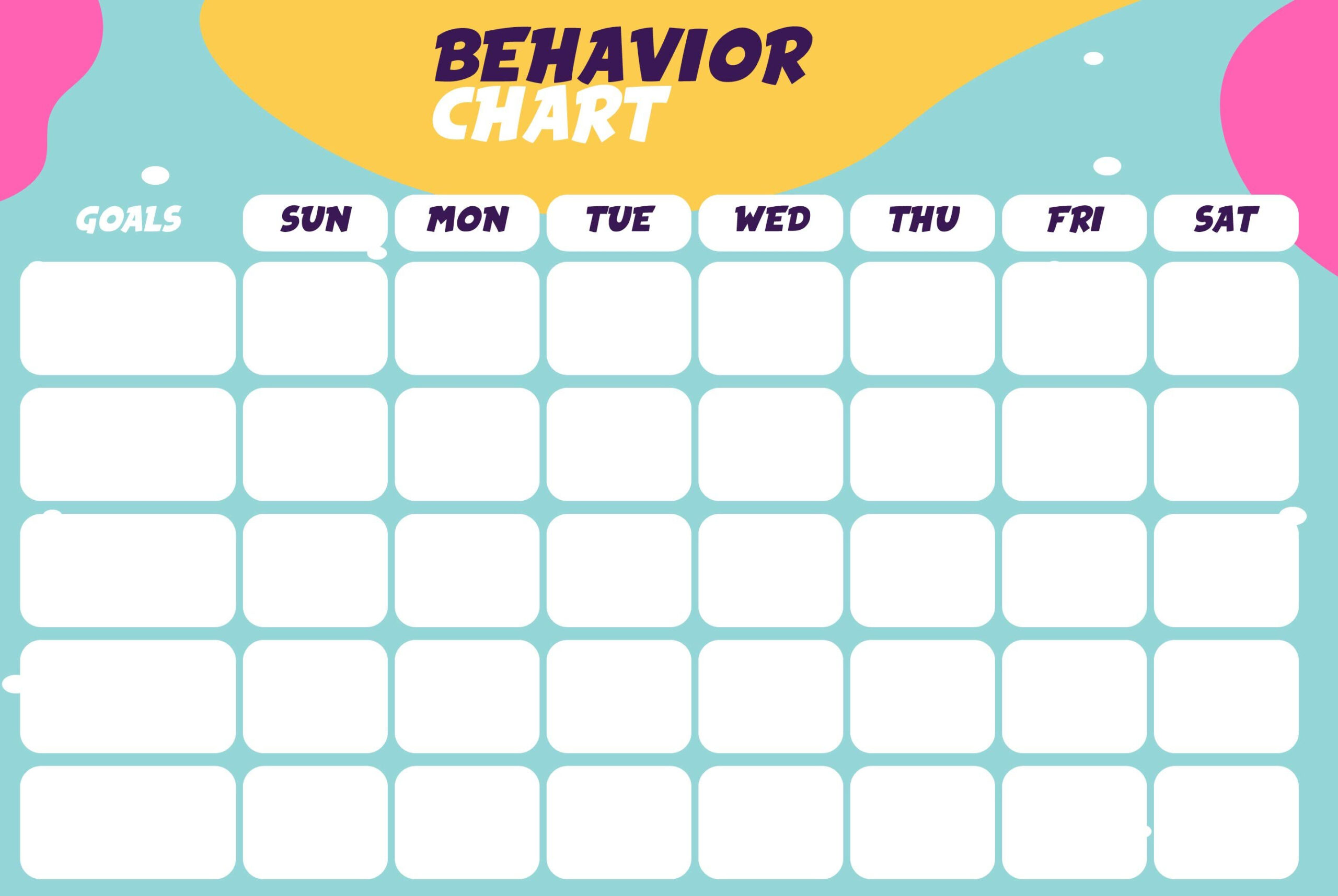 Your Daily Printable Needs | Behaviour Chart, Free Printable in Free Printable Behaviour Charts for Home