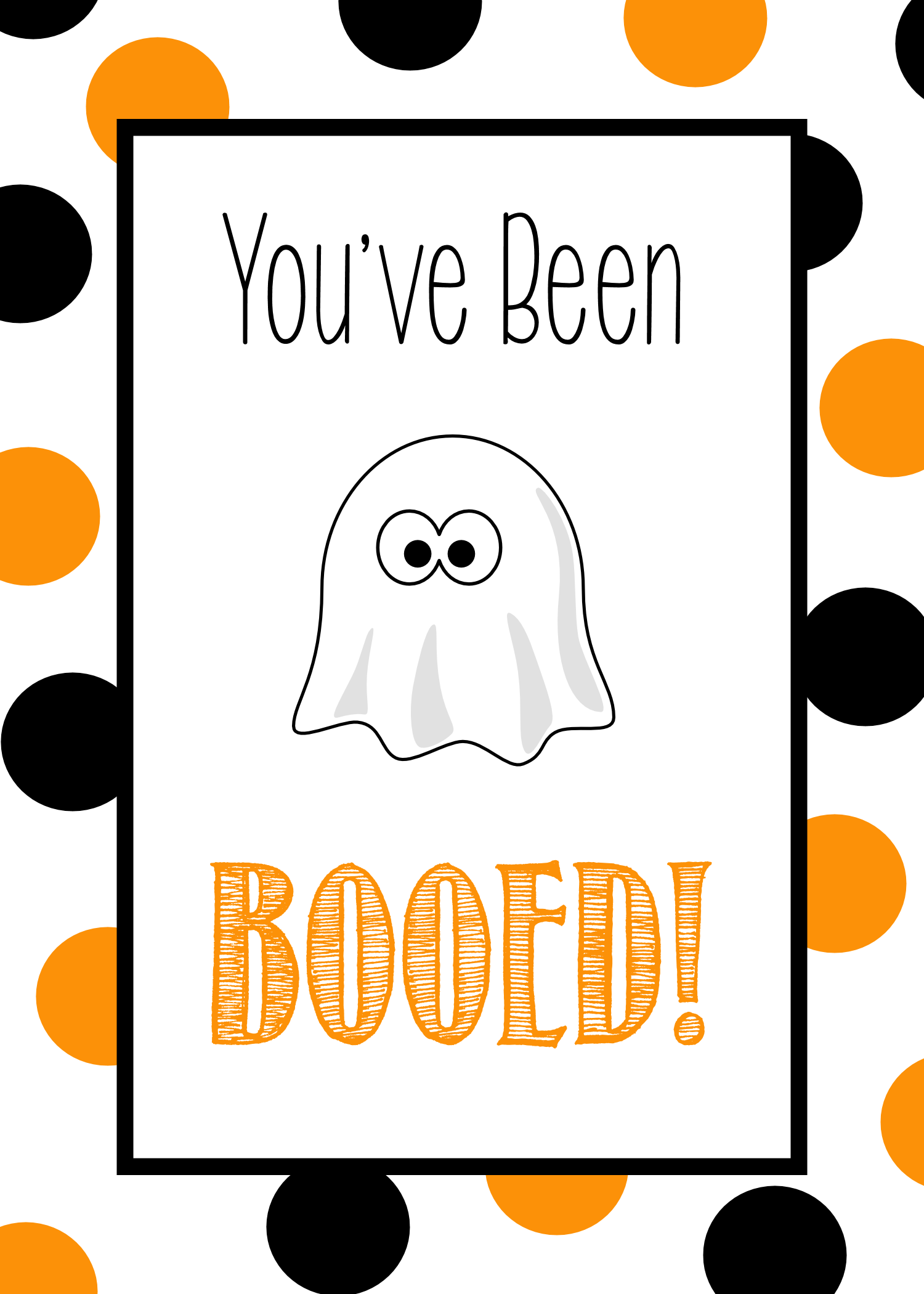 You&amp;#039;Ve Been Booed! Free Printable Tags regarding You Ve Been Booed Free Printable