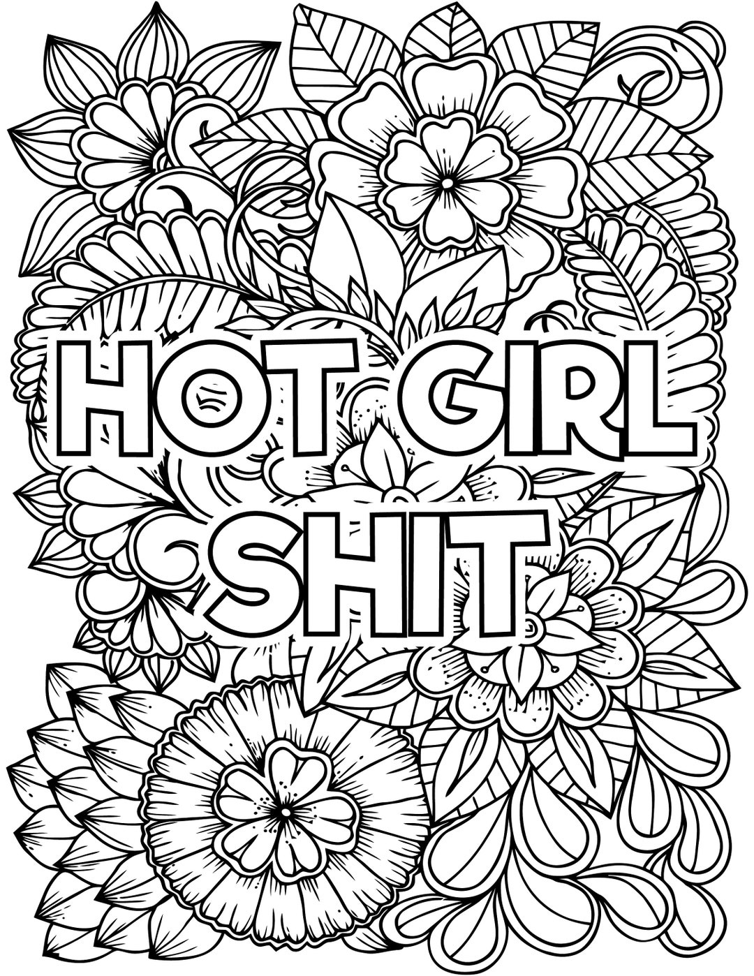 10 Adult Curse Words Coloring Pages Adult Coloring Pages with regard to Free Printable Swear Word Coloring Pages