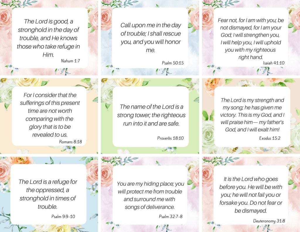 100 Amazing (And Free) Printable Scripture Cards - with Free Printable Scripture Cards