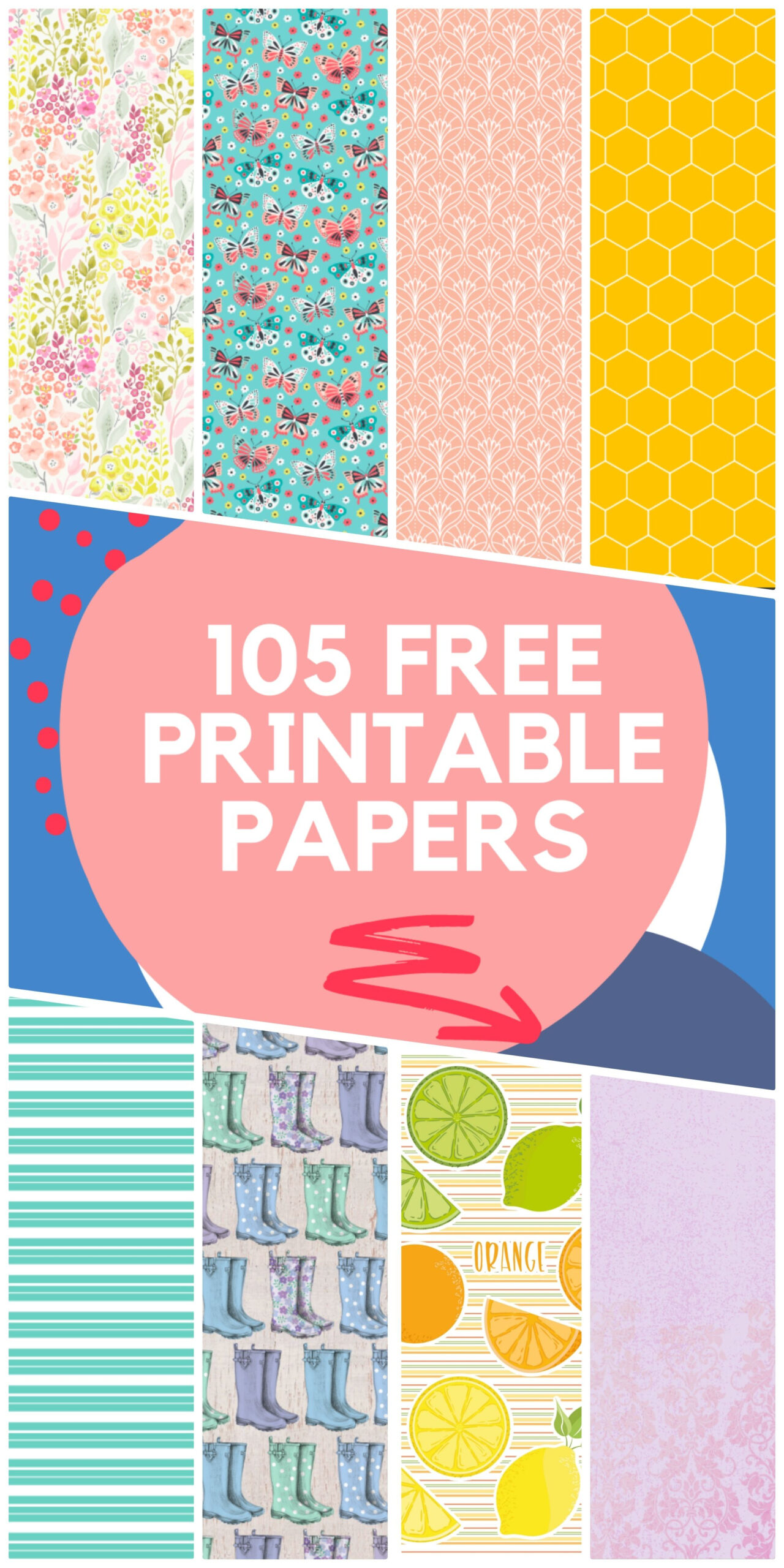 105 Free Printable Papers with regard to Free Printable Paper