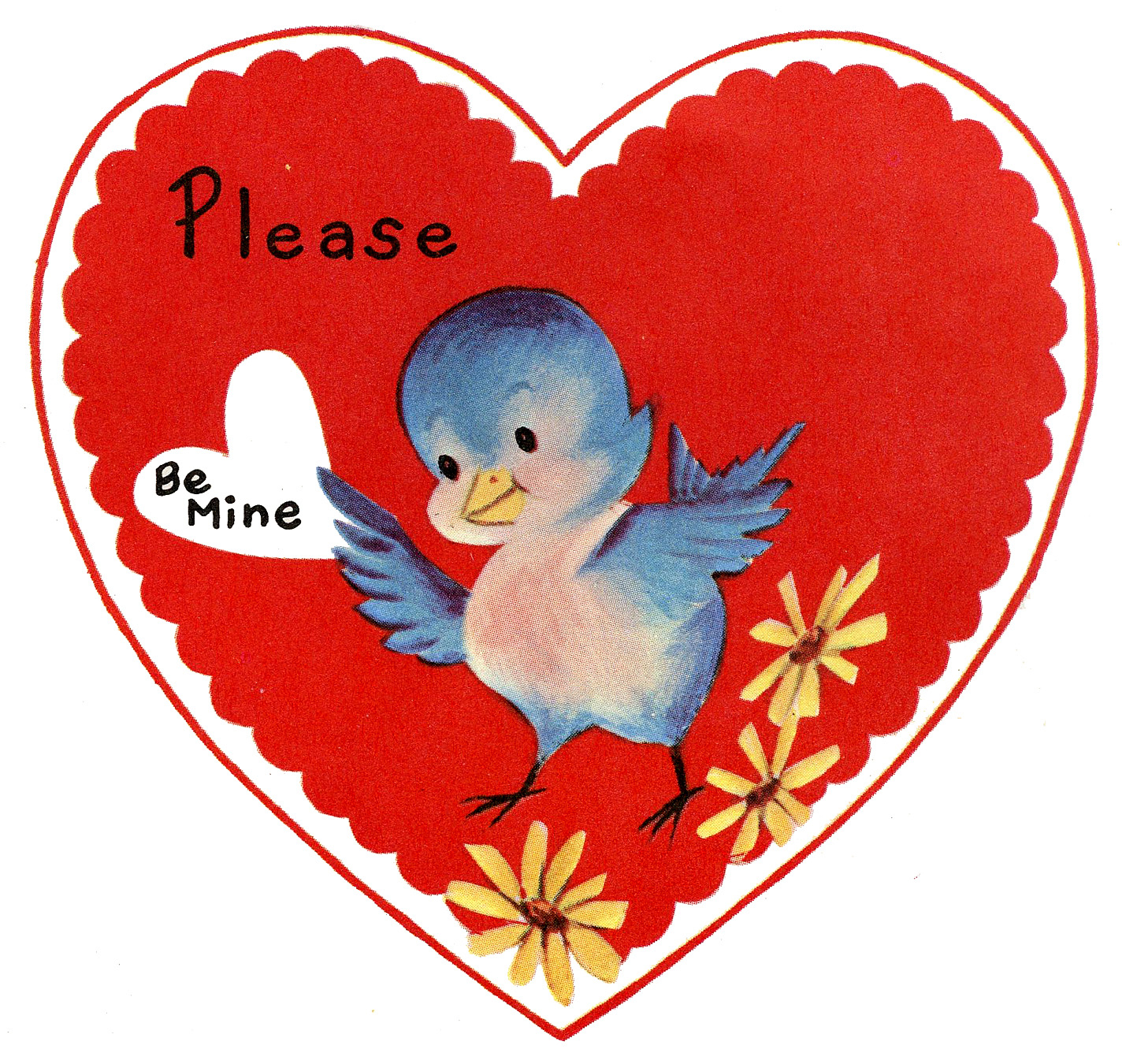 12+ Cute Vintage Valentines: (Animals)! - The Graphics Fairy with Free Printable Vintage Valentine Clip Art