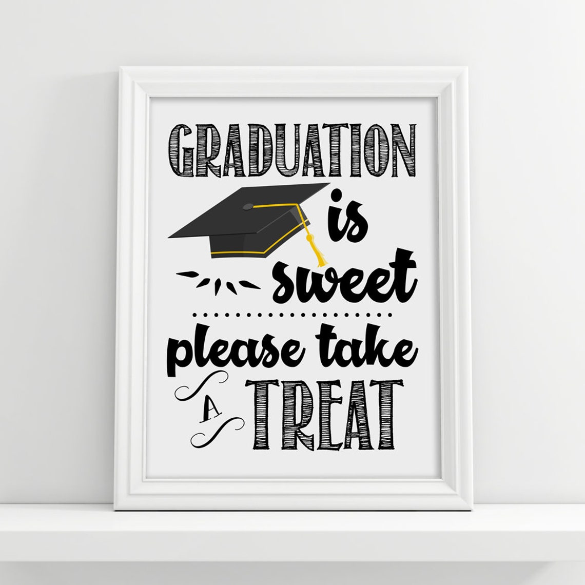 14 Graduation Printables That Are Easy To Download - Oh My Creative for Free Printable Graduation Signs