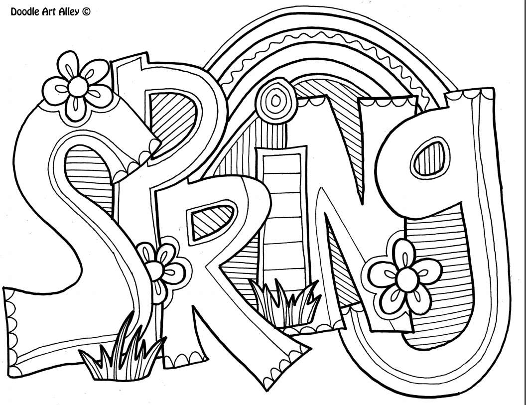 14 Places To Find Free, Printable Spring Coloring Pages in Free Printable Spring Pictures To Color