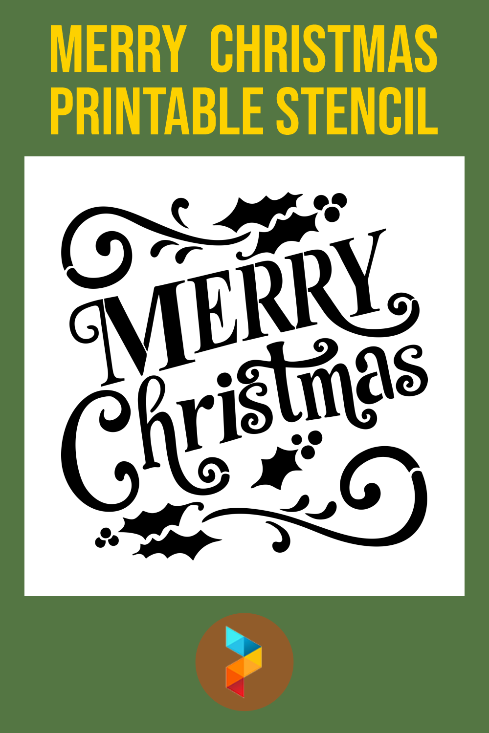 15 Best Merry Christmas Free Printable Stencil Pdf for Merry Christmas Stencil Free Printable