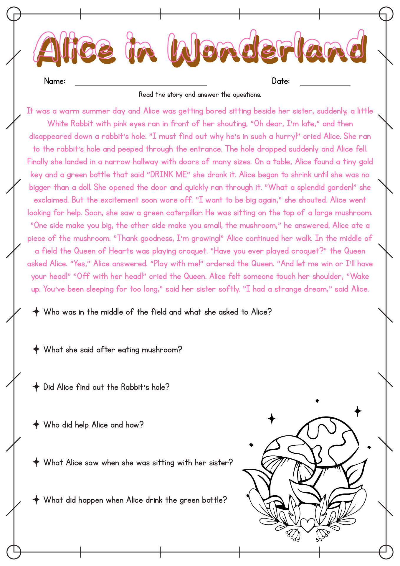 15 Fourth Grade Reading Comp Worksheets - Free Pdf At Worksheeto in Free Printable Stories for 4th Graders