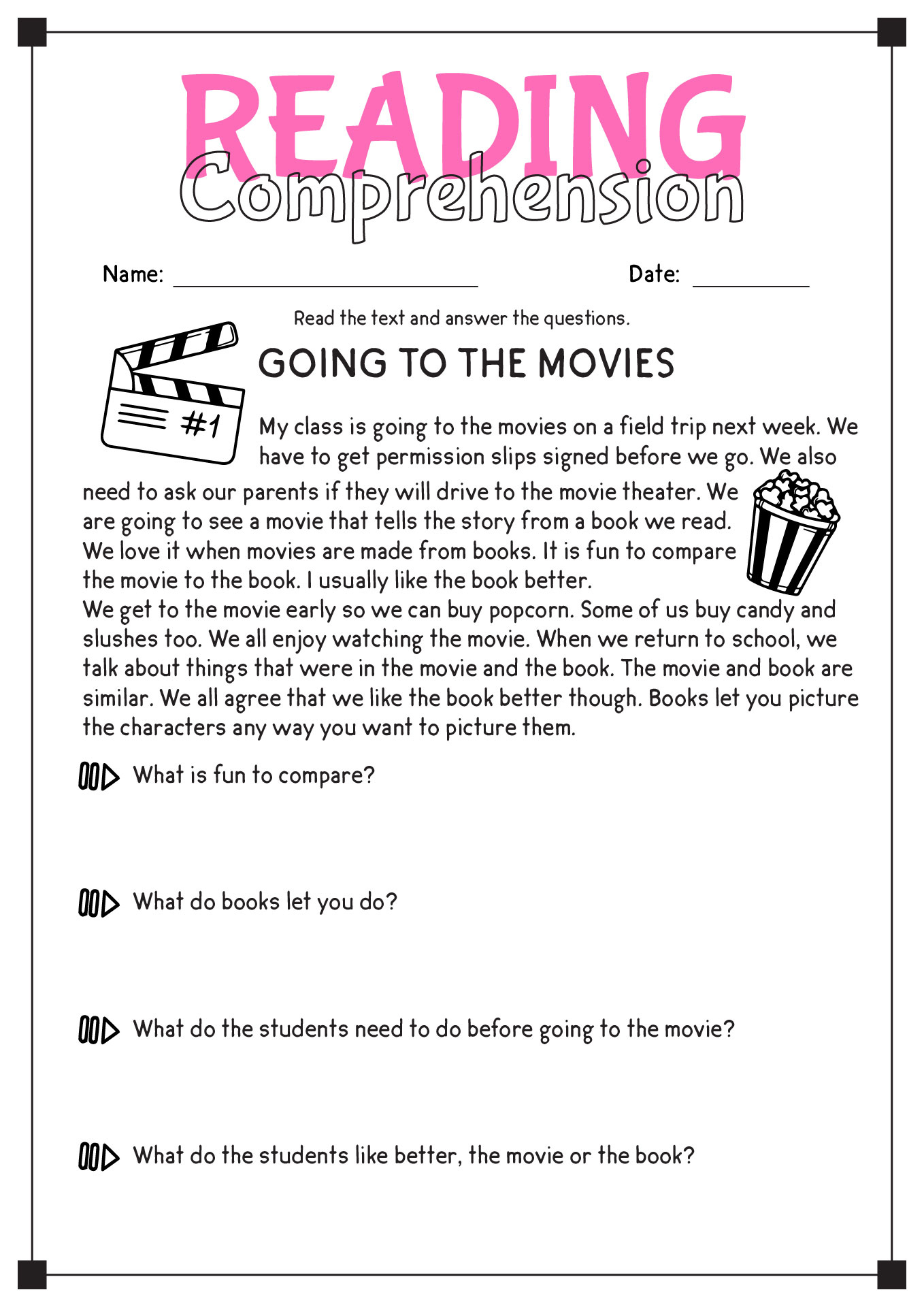 16 Comprehension Reading English Worksheets - Free Pdf At inside Free Printable Reading Comprehension Worksheets for Adults