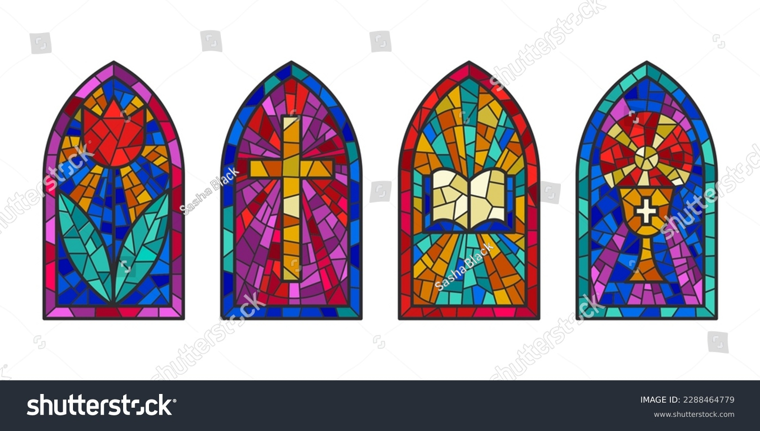 16,542 Stained Glass Window Print Images, Stock Photos, 3D Objects inside Free Printable Religious Stained Glass Patterns