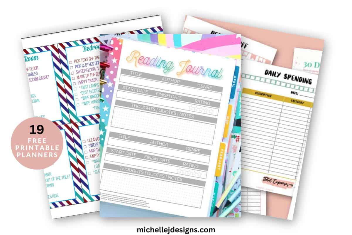 19 Free Printable Planners To Help You Get Organized intended for Free Printable Planners and Organizers