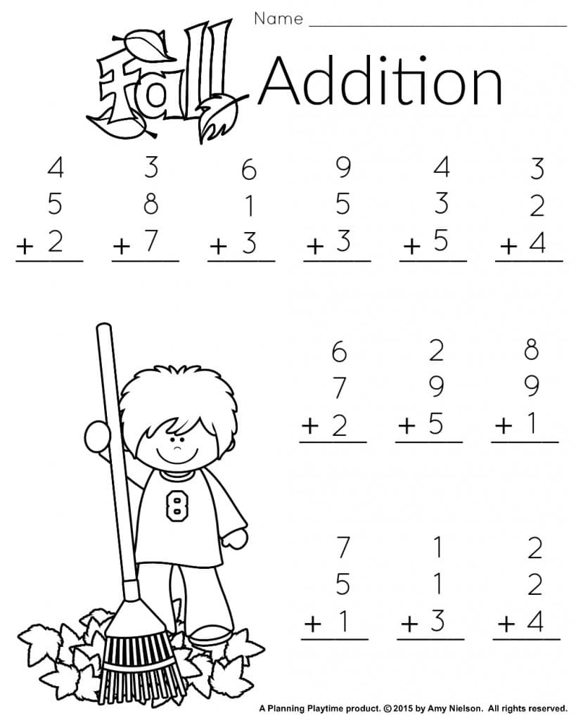 1St Grade Math And Literacy Worksheets With A Freebie! - Planning pertaining to Free Printable Worksheets for 1st Grade