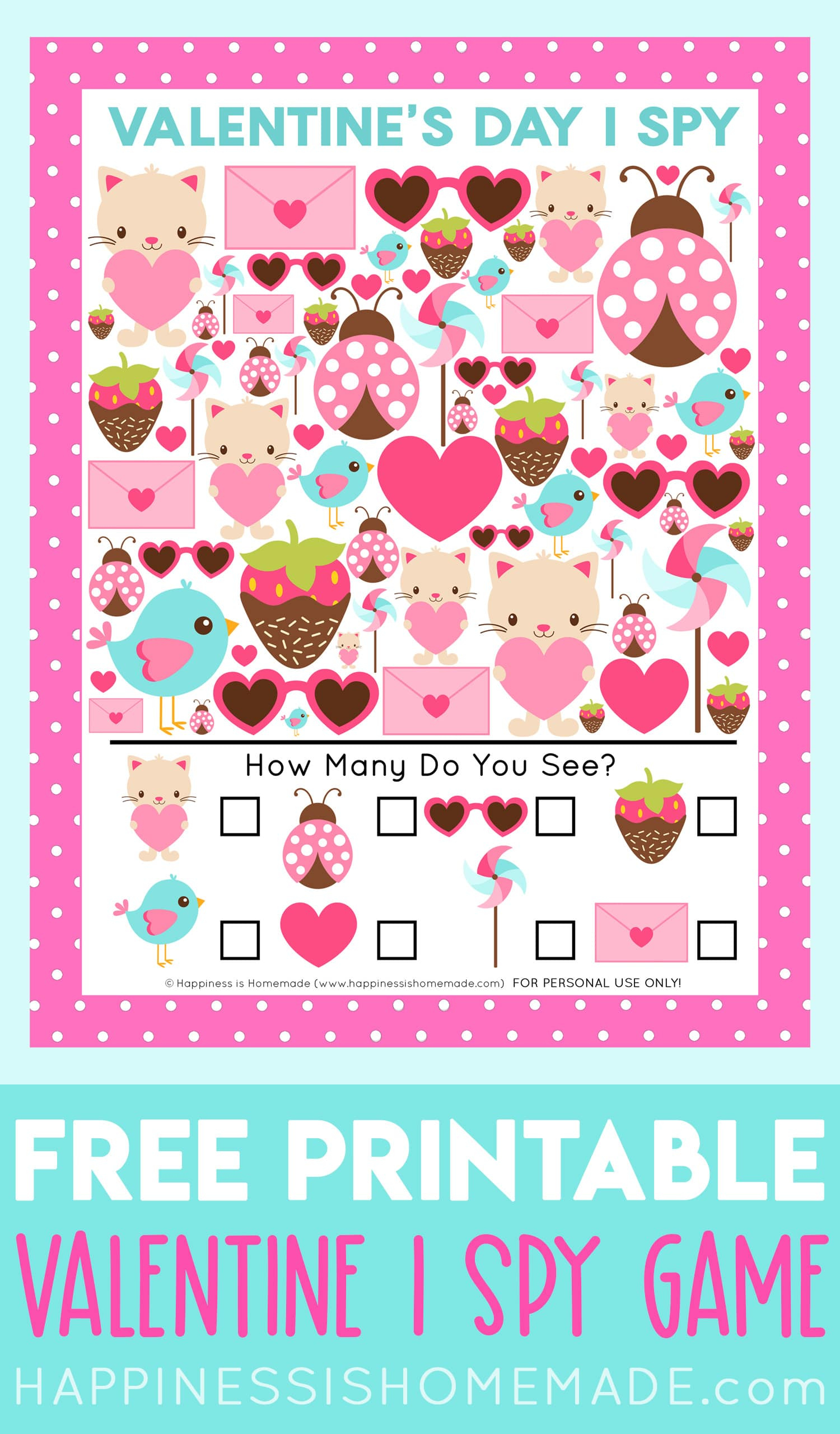 20+ Free Valentine Printables - Happiness Is Homemade for Free Printable Valentine Game