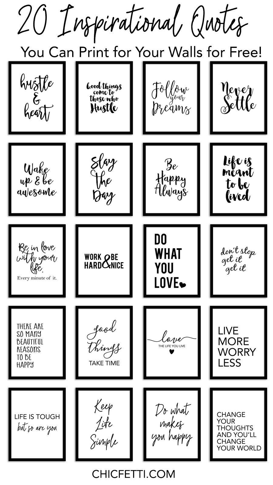 20 Inspirational Quotes You Can Print For Your Walls For Free in Free Printable Quotes