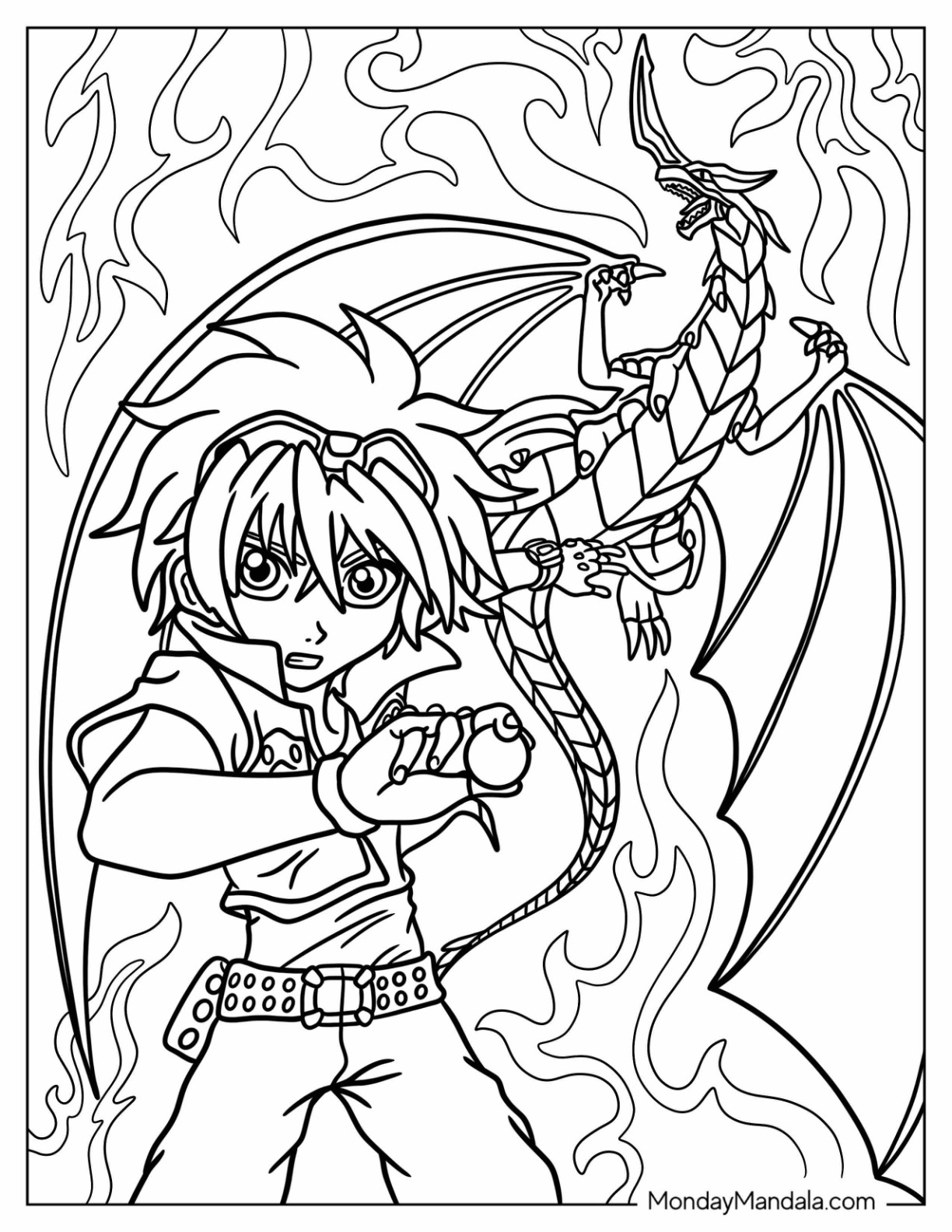 22 Bakugan Coloring Pages (Free Pdf Printables) regarding Printable Bakugan Coloring Pages Free