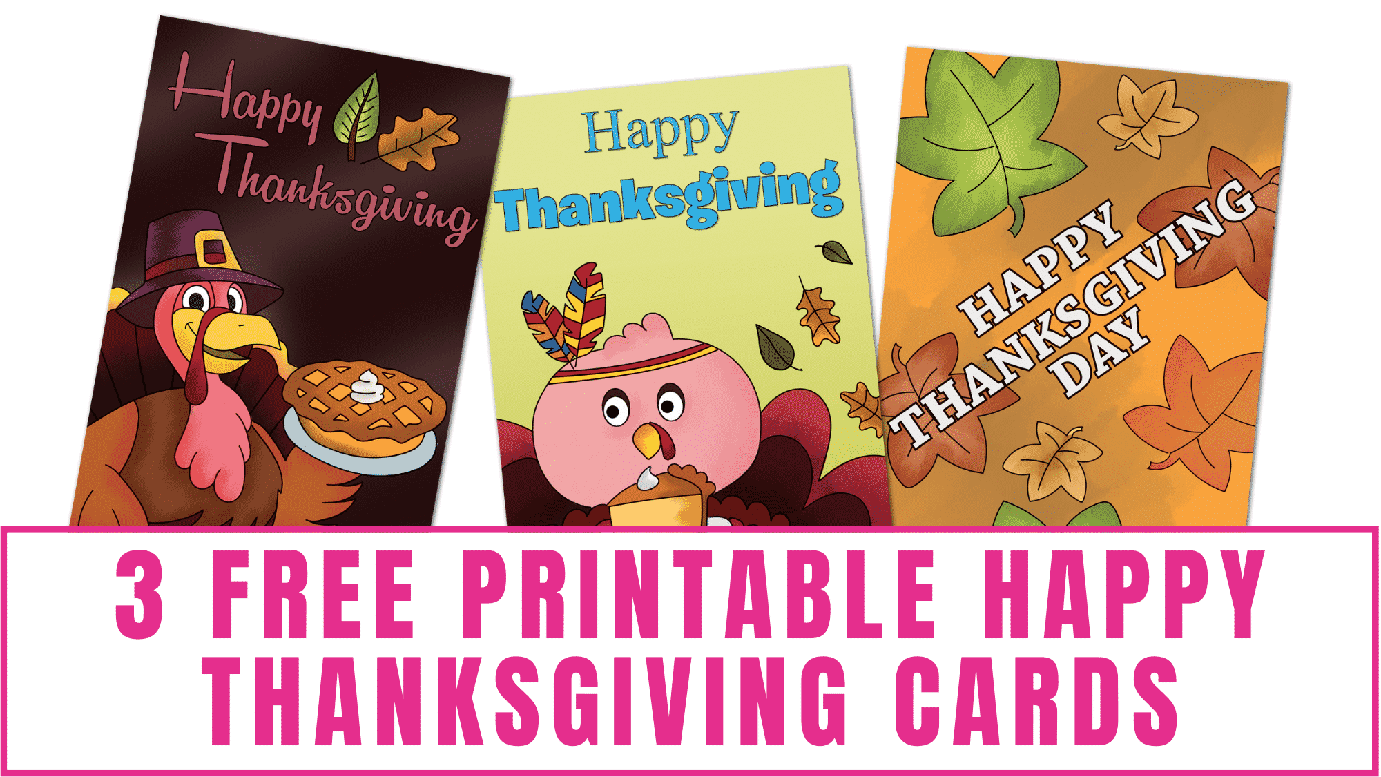 3 Free Printable Happy Thanksgiving Cards - Freebie Finding Mom pertaining to Happy Thanksgiving Cards Free Printable